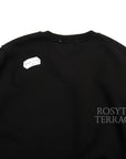 【AKA SIX BY SIMON BARKER / INVERTED CREW SWEAT BLACK / SIZE XL】