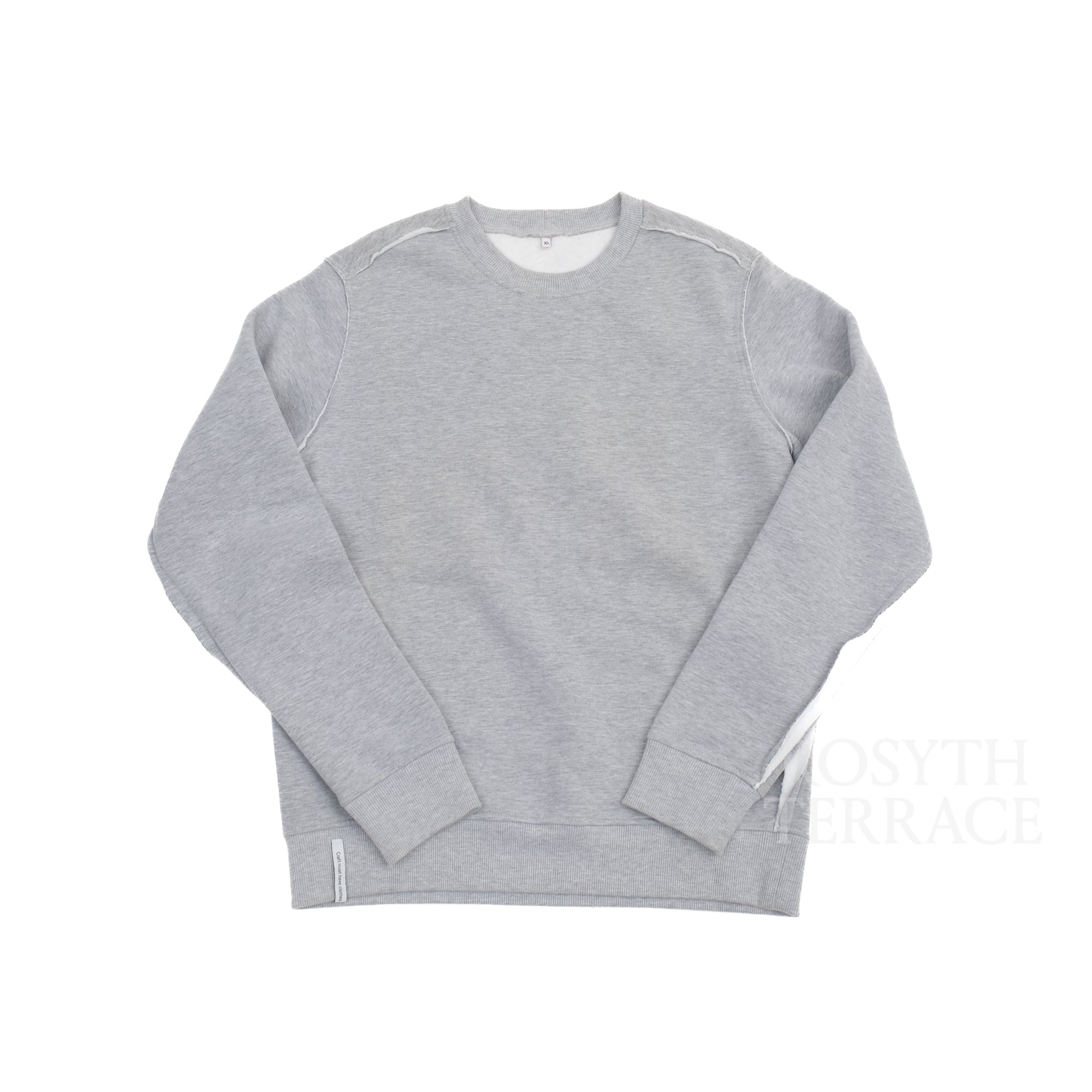 【AKA SIX BY SIMON BARKER / INVERTED CREW SWEAT GRAY / SIZE XL】