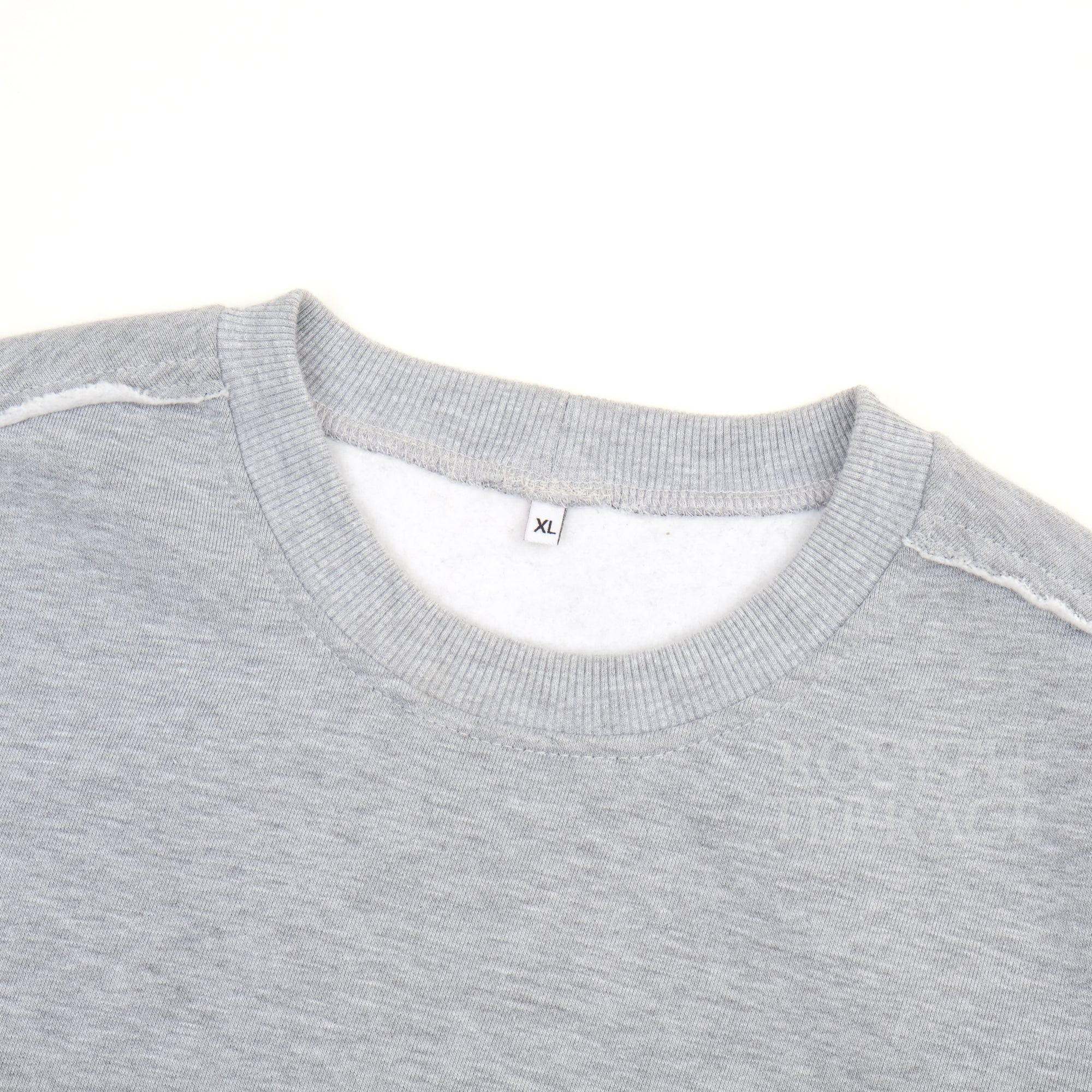 【AKA SIX BY SIMON BARKER / INVERTED CREW SWEAT GRAY / SIZE XL】