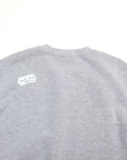 【AKA SIX BY SIMON BARKER / INVERTED CREW SWEAT GRAY / SIZE XL】