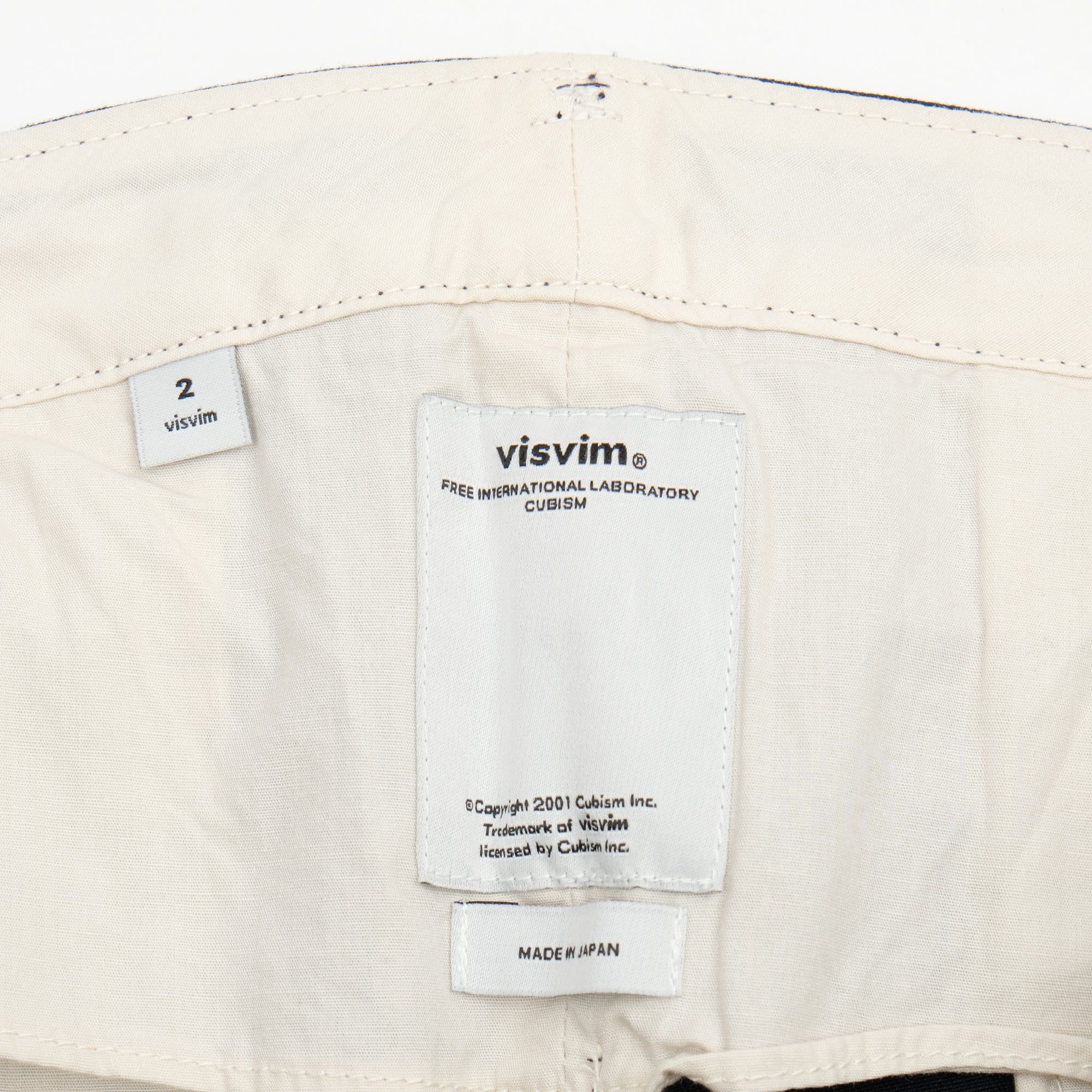 【visvim / CHINO SHORTS NAVY / SIZE 2】