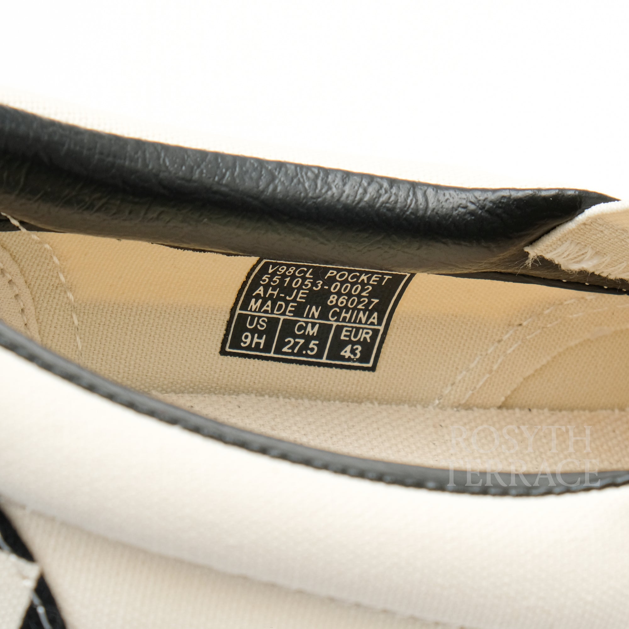 【BEAMS SSZ x VANS / V98CL POCKET SLIP ON / US9.5】