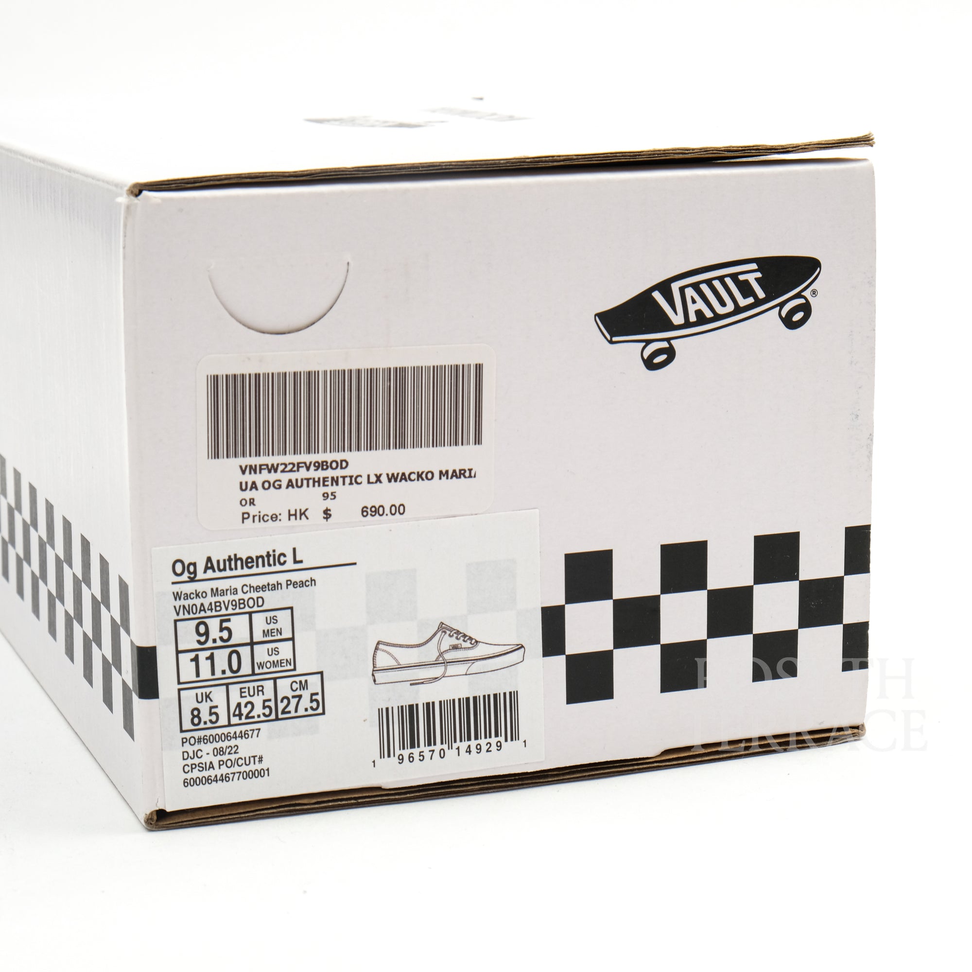 【WACKO MARIA x VANS VAULT / OG AUTHENTIC L (CHEETAH) / US9.5】
