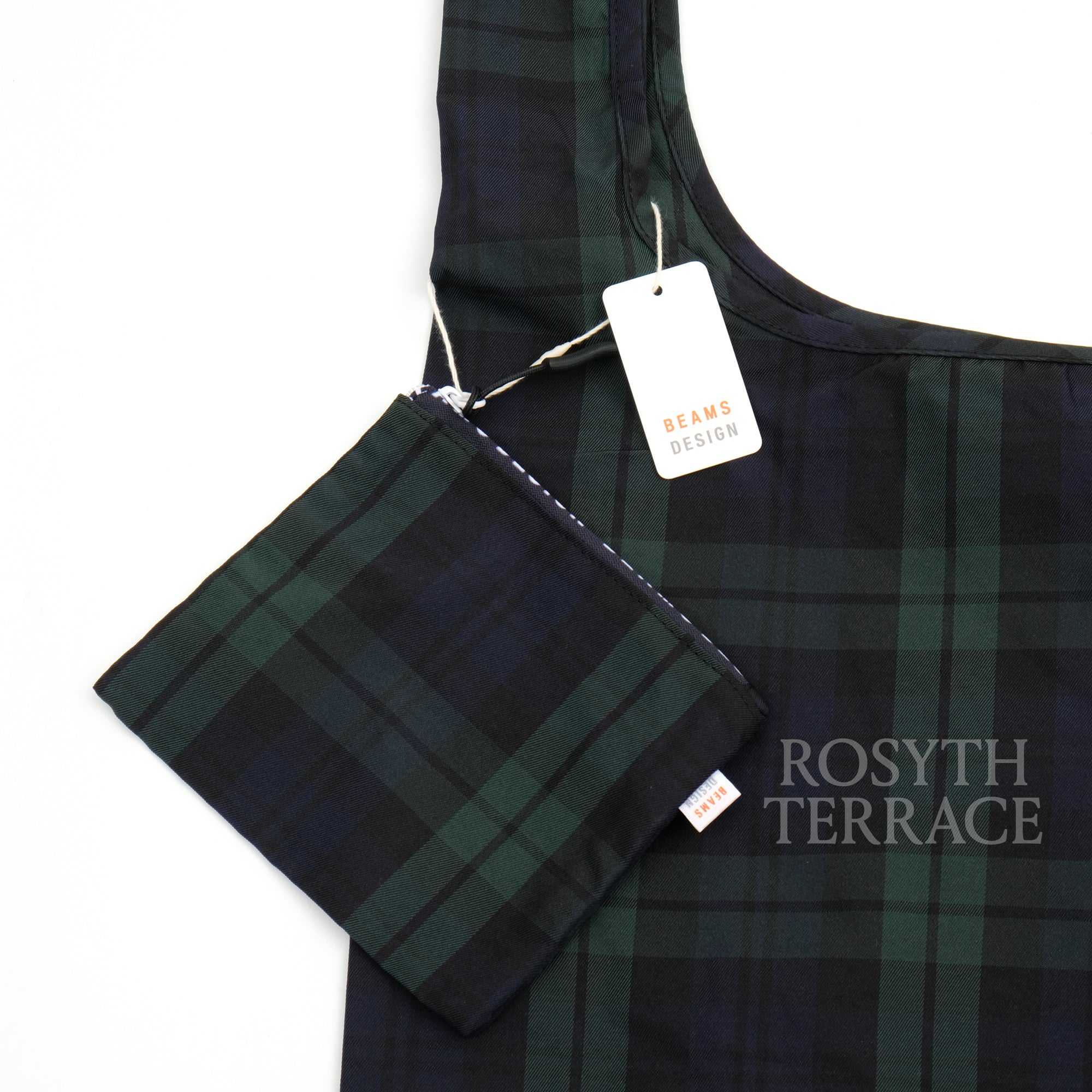【BEAMS DESIGN / ECO BAG (BLACKWATCH) / OS】