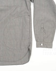 【NATURAL HIKING CLUB / NHC SURVEY SHIRT IV (GREY) / SIZE M】
