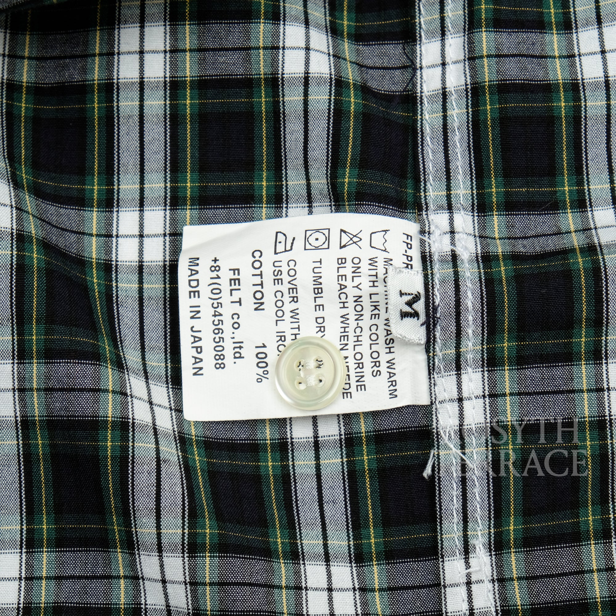 【FUTURE PRIMITIVE / FP SEEKER SHIRT (GREEN PLAID) / SIZE M】