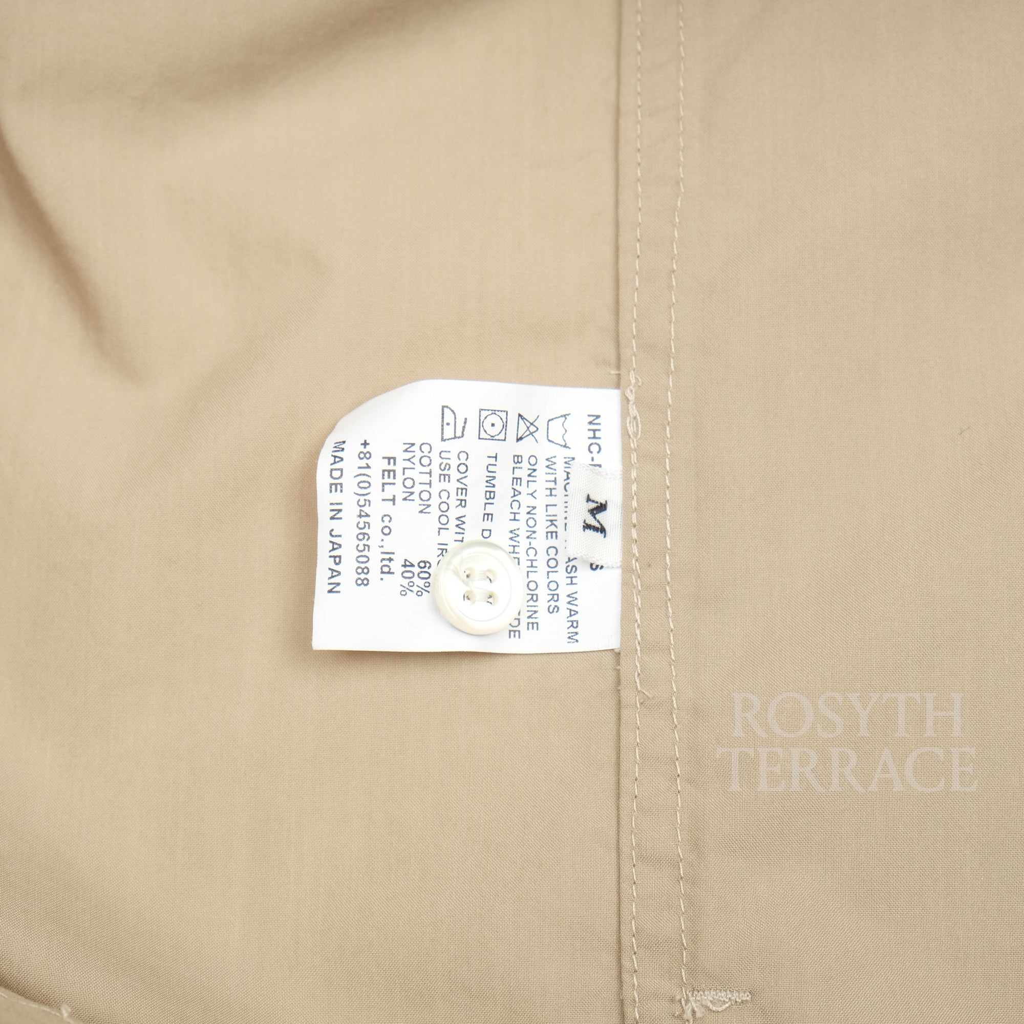 【NATURAL HIKING CLUB / NHC SURVEY SHIRT III (BEIGE) / SIZE M】