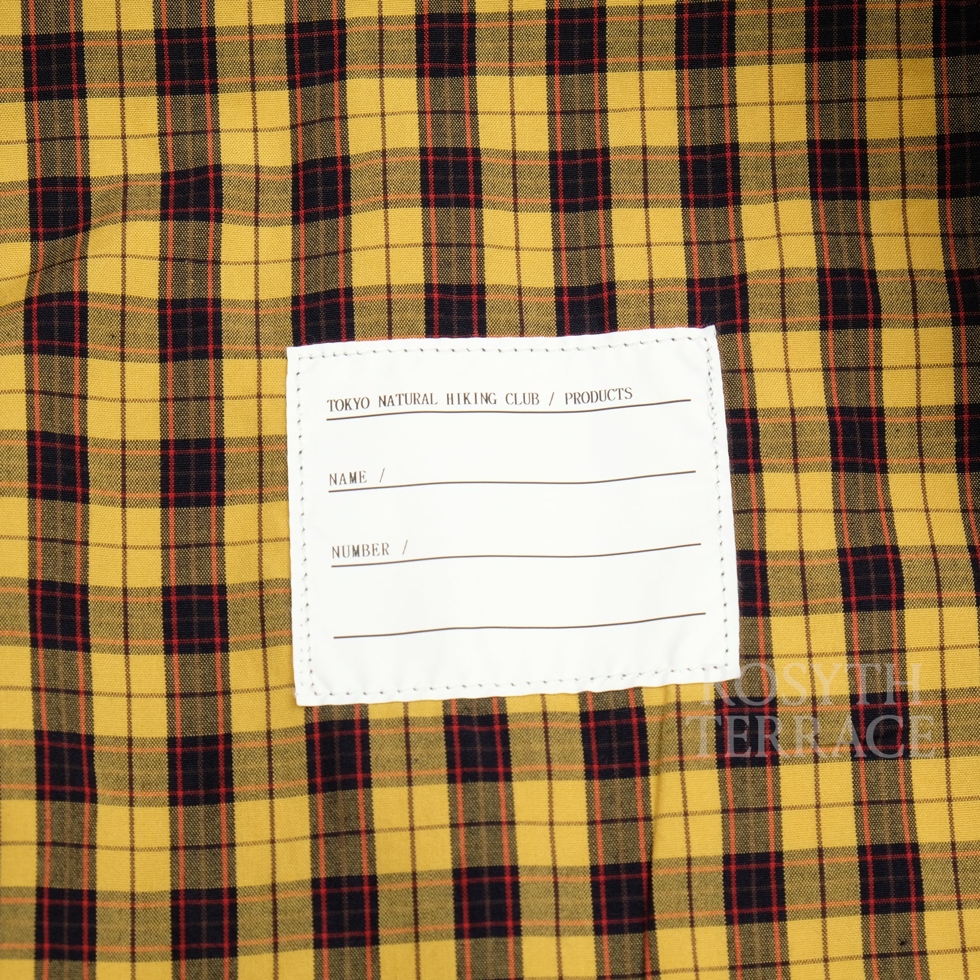 【NATURAL HIKING CLUB / NHC SURVEY SHIRT III (YELLOW CHECK) / SIZE M】