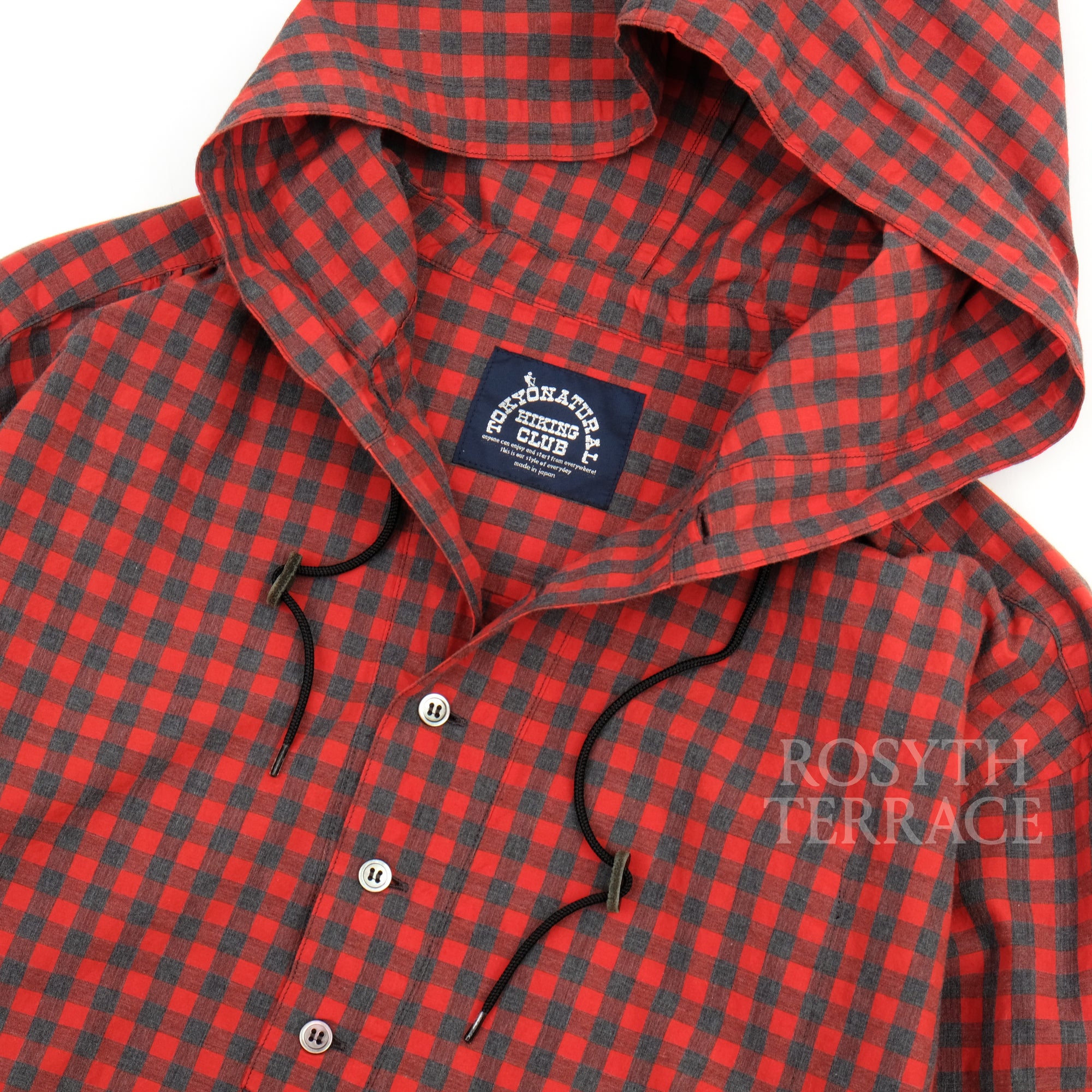 【NATURAL HIKING CLUB / NHC SURVEY SHIRT III (RED CHECK) / SIZE M】