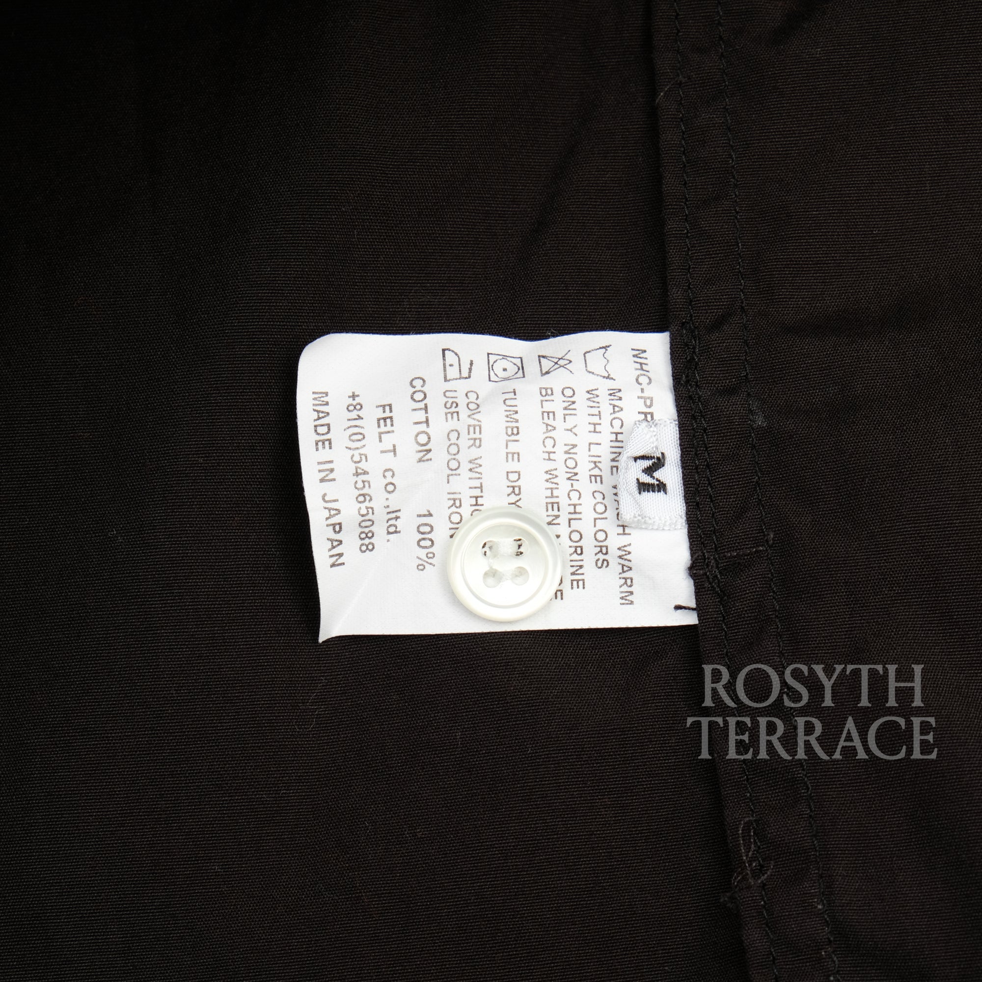 【NATURAL HIKING CLUB / SURVEY SHIRT III (BLACK) / SIZE M】