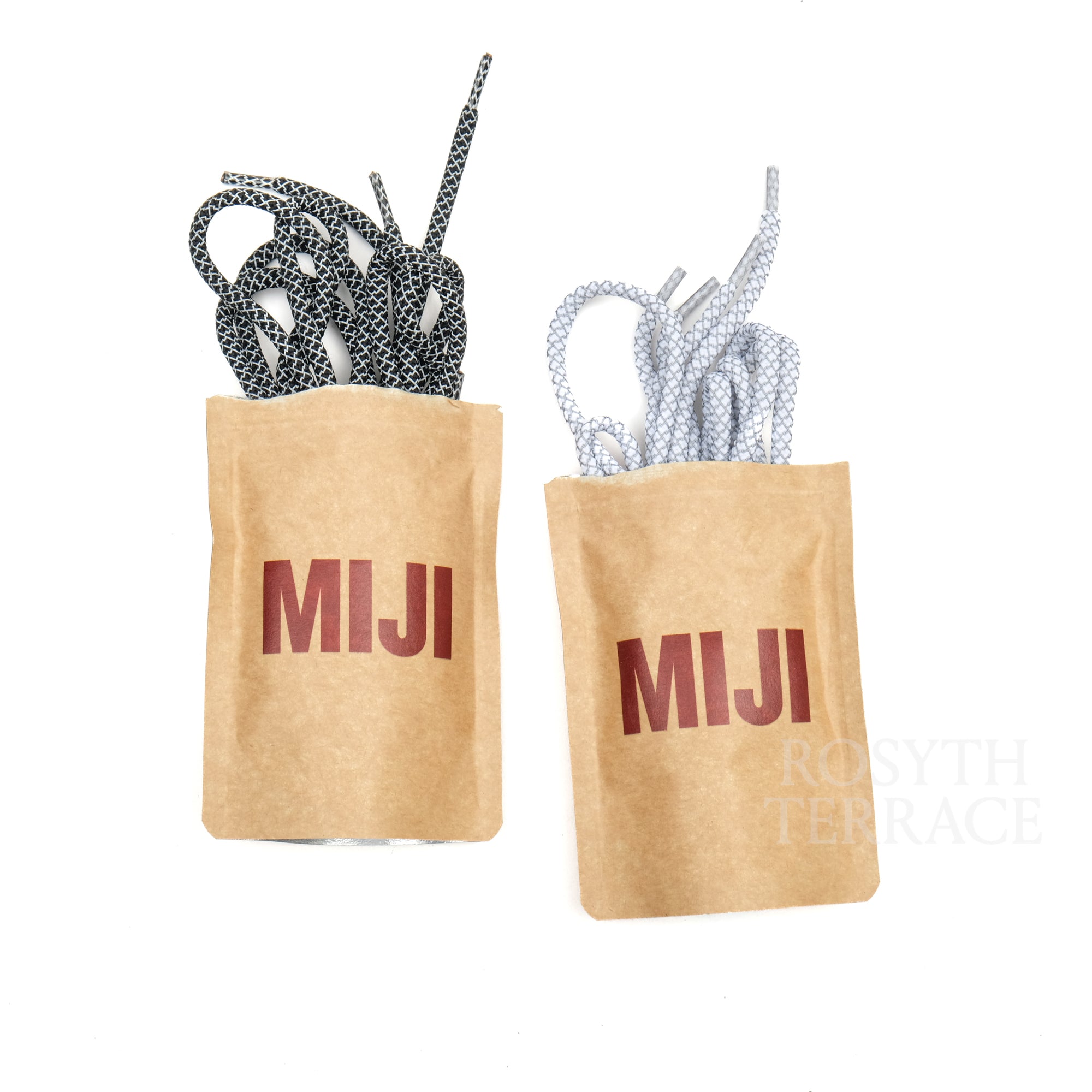 【ALWAYTH / 3M SHOE LACE 'MIJI' BLACK & WHITE / OS】