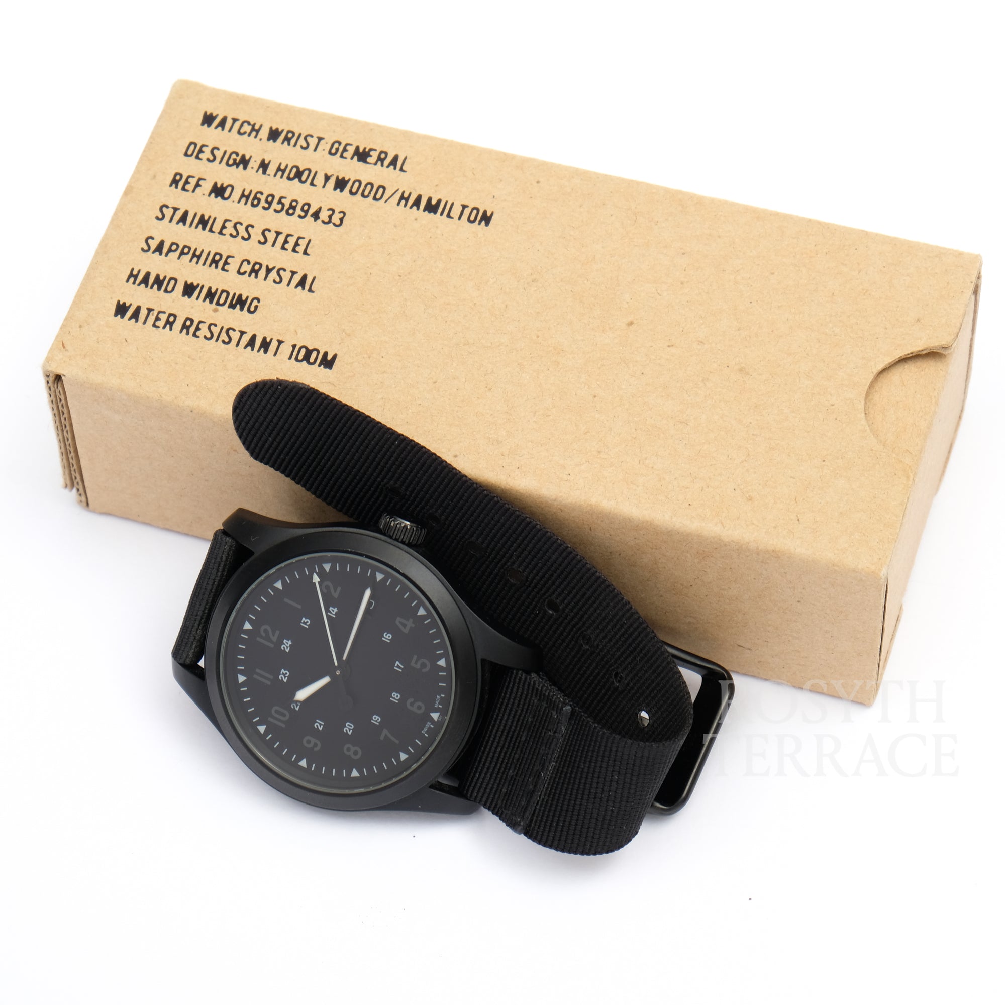 【N.HOOLYWOOD x HAMILTON / KHAKI FIELD MECHANICAL (REF. H69589433) / 38MM】