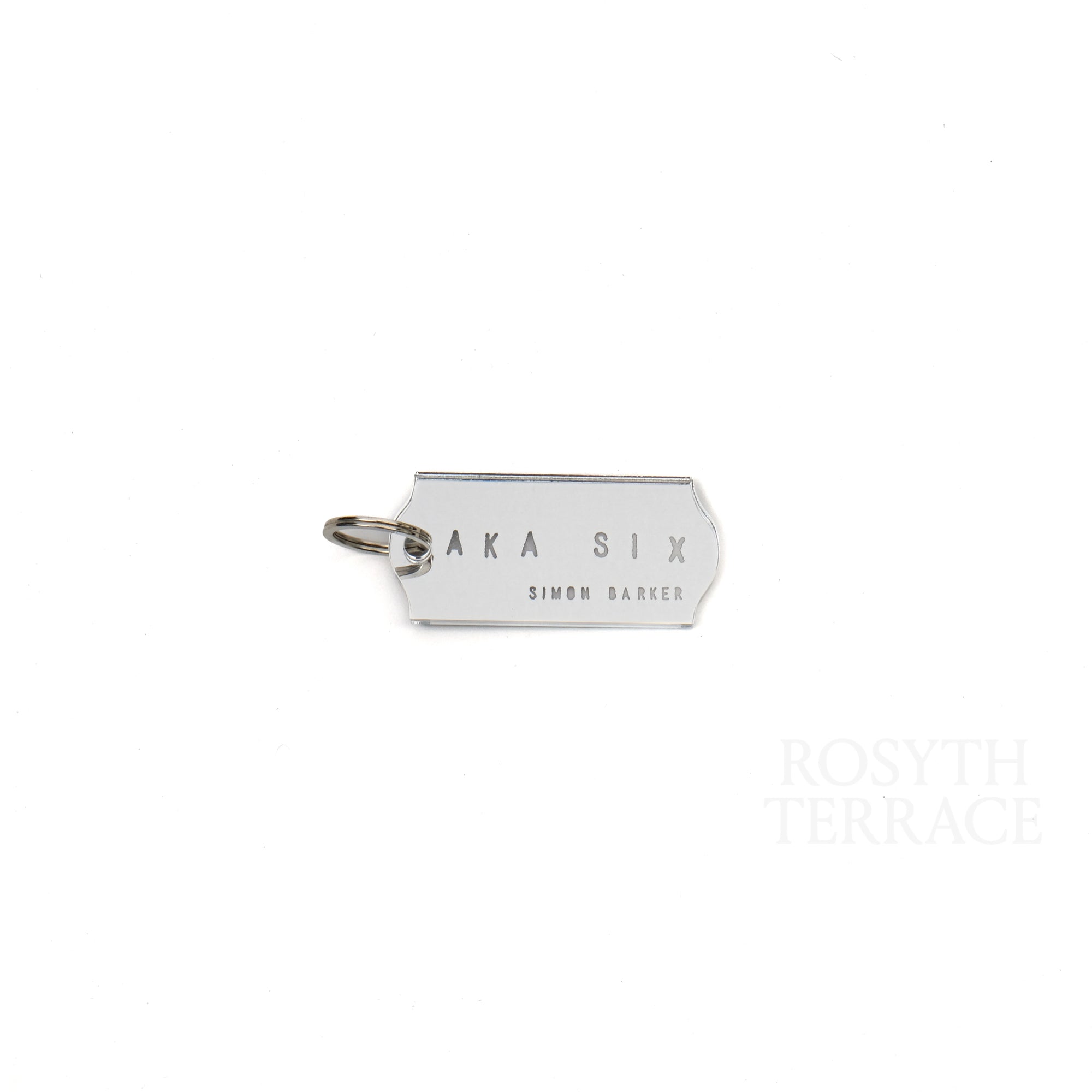 【AKA SIX BY SIMON BARKER x fragment design / KEY RING (MIRROR-ACRYLIC) / OS】