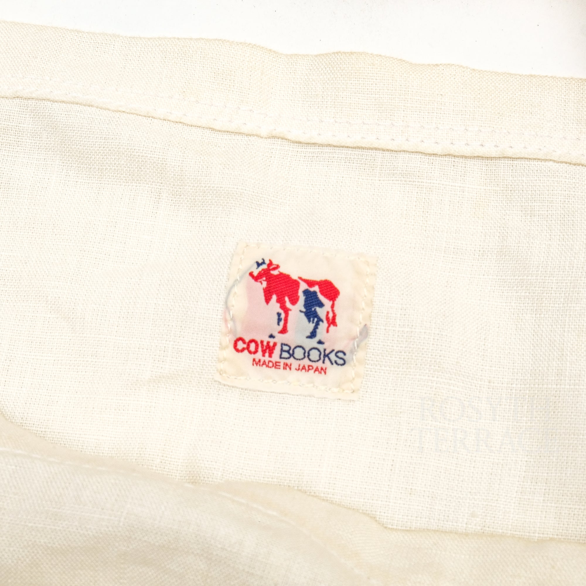 【COW BOOKS TOKYO / LINEN SHOULDER TOTE / ONE SIZE】