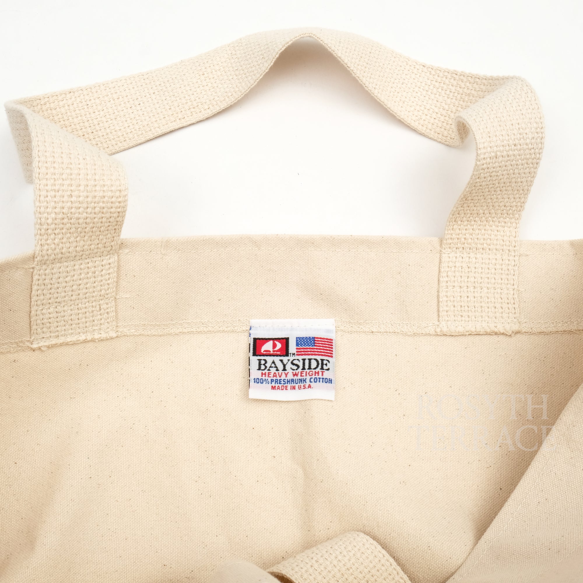 【BAYSIDE USA / MADE IN USA 'JUMBO' TOTE BAG / OS】