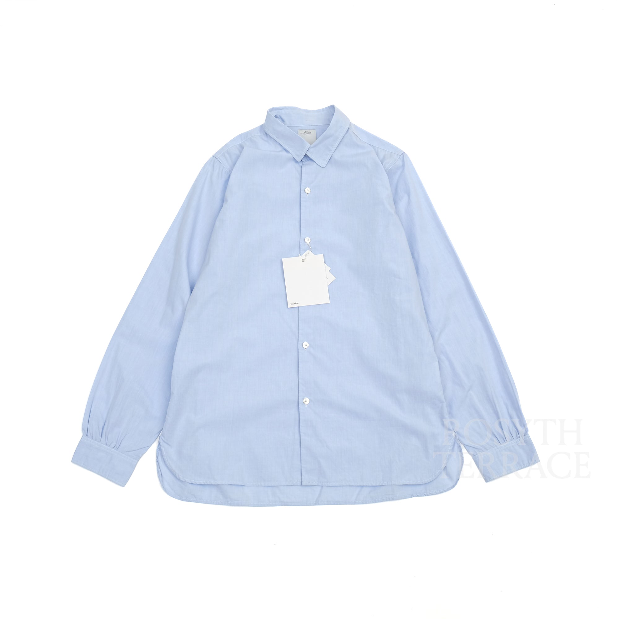 【visvim / LONG RIDER LS SHIRT (LIGHT BLUE) / SIZE 2】