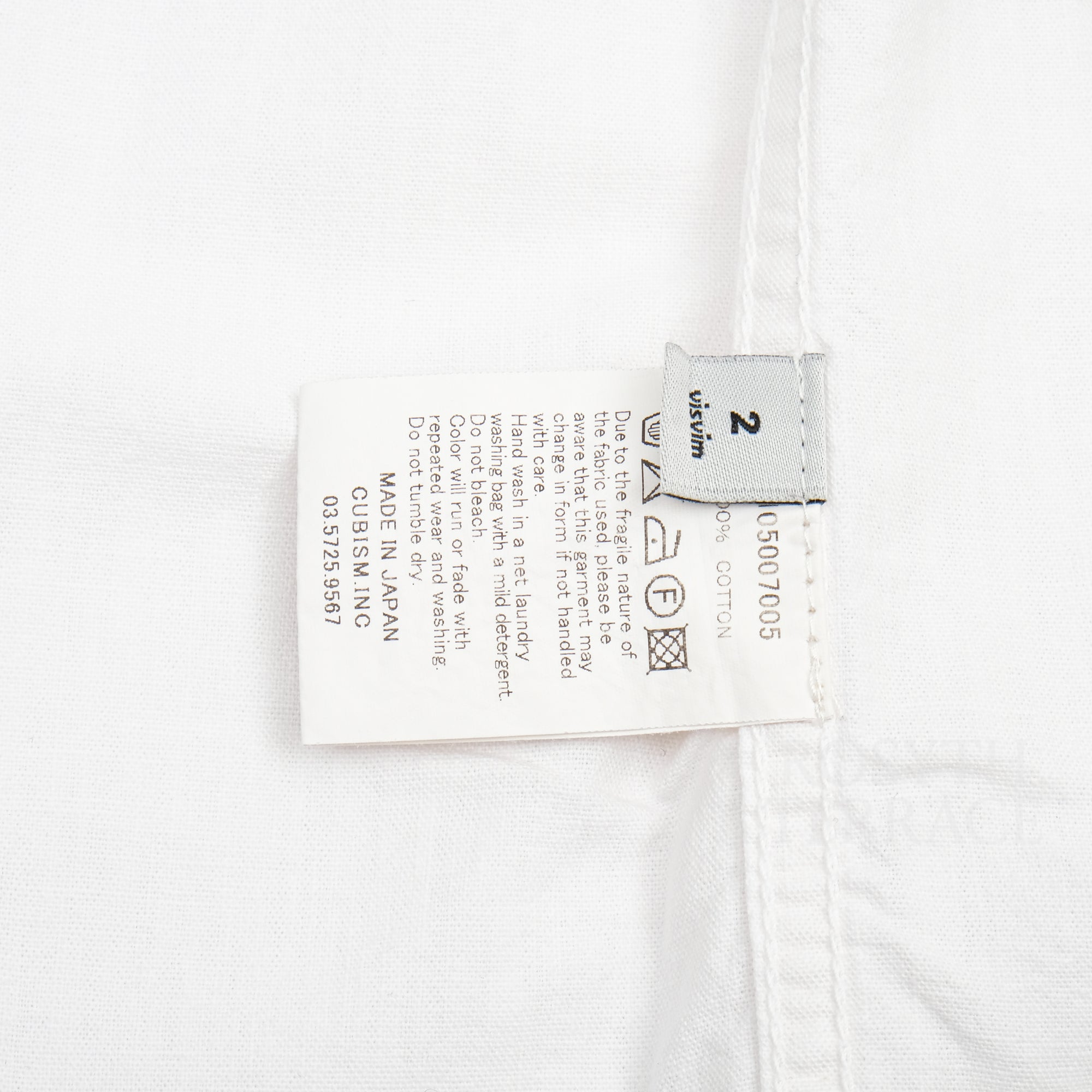 【visvim / GRANGER SHIRT CHAMBRAY LS / SIZE 2】