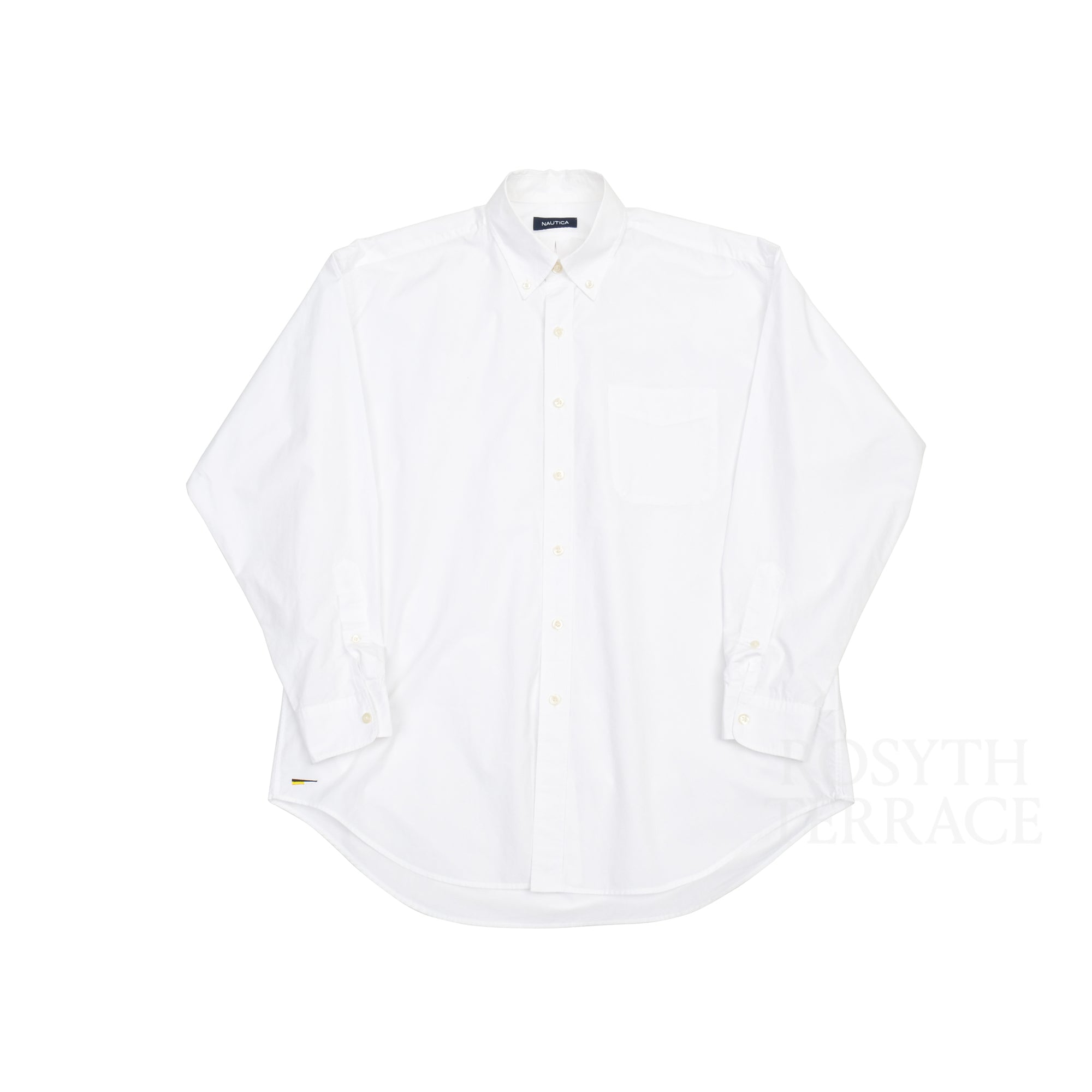 【NAUTICA JAPAN / BROADCLOTH B.D. SHIRT WHITE / OS】