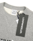 【LOOPWHEELER x KAIKADO x YOICHIRO UCHIDA / FUTURE VINTAGE LOGO CREW SWEAT / SIZE L】
