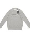 【LOOPWHEELER x KAIKADO x YOICHIRO UCHIDA / FUTURE VINTAGE LOGO CREW SWEAT / SIZE L】