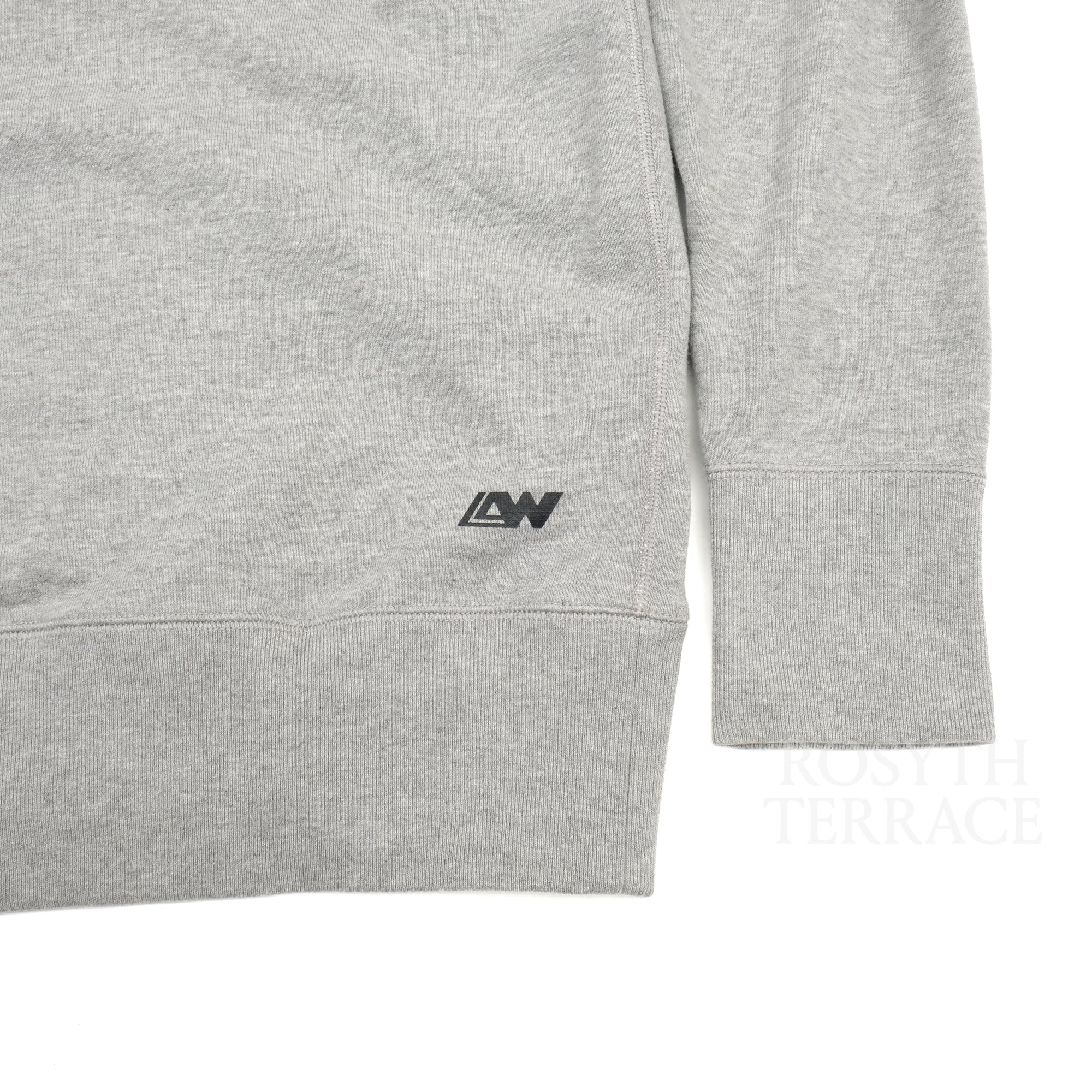 【LOOPWHEELER x KAIKADO x YOICHIRO UCHIDA / FUTURE VINTAGE LOGO CREW SWEAT / SIZE L】