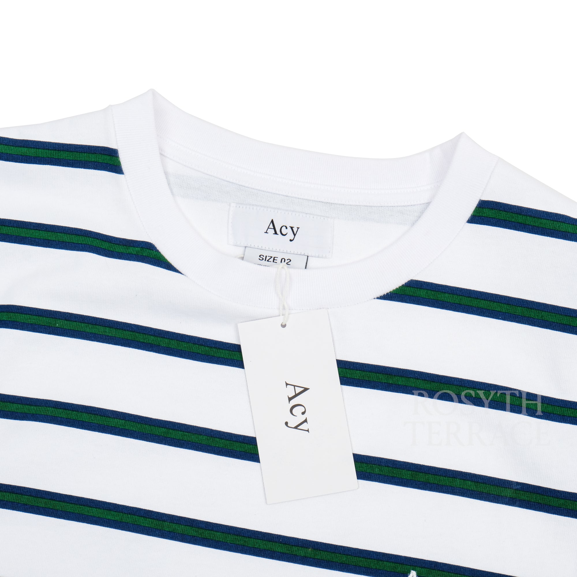 【Acy / BORDER SS TEE / SIZE 2】
