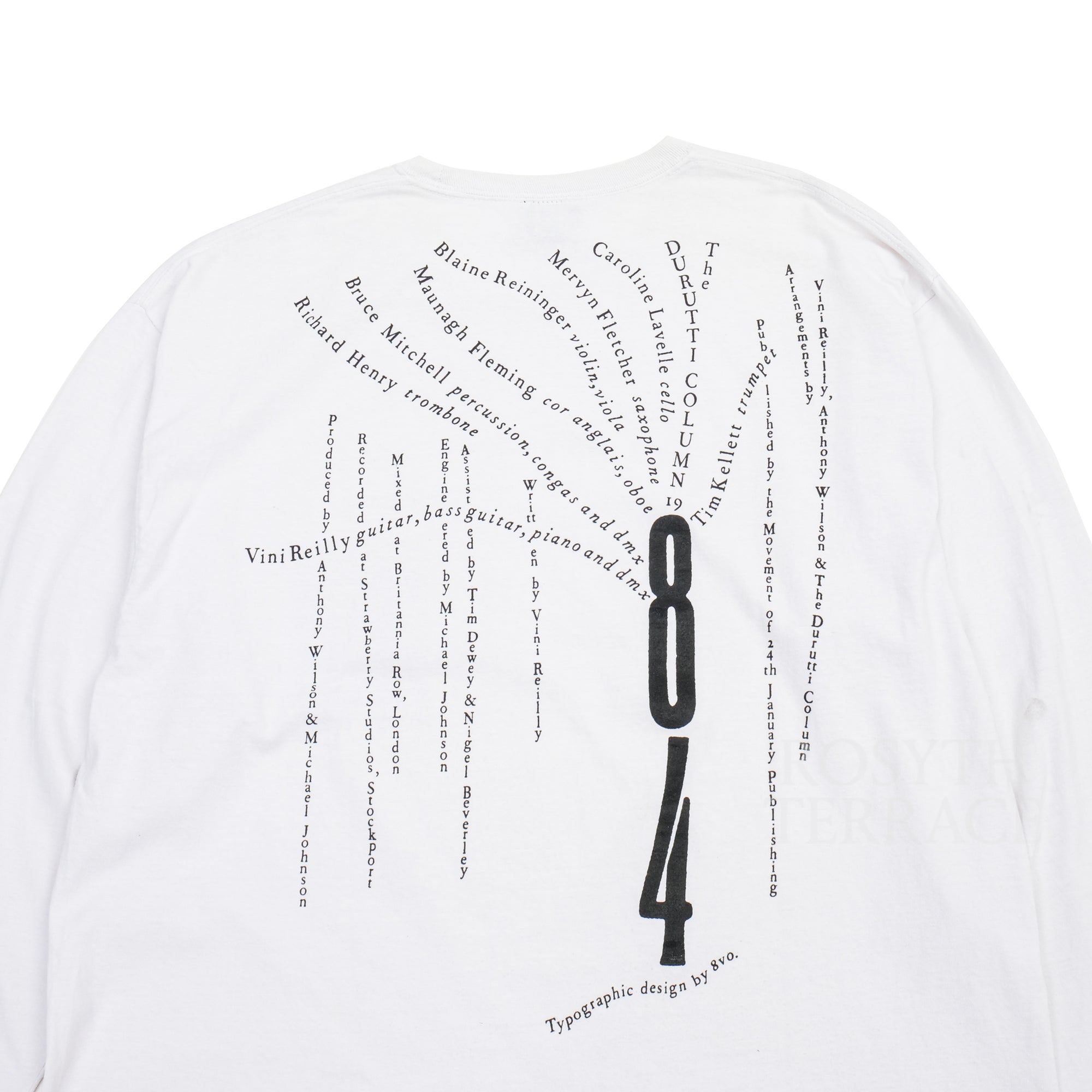 【VIVA Strange Boutique / THE DURUTTI COLUMN "FACT 84 WITHOUT MERCY" LS / SIZE XL】