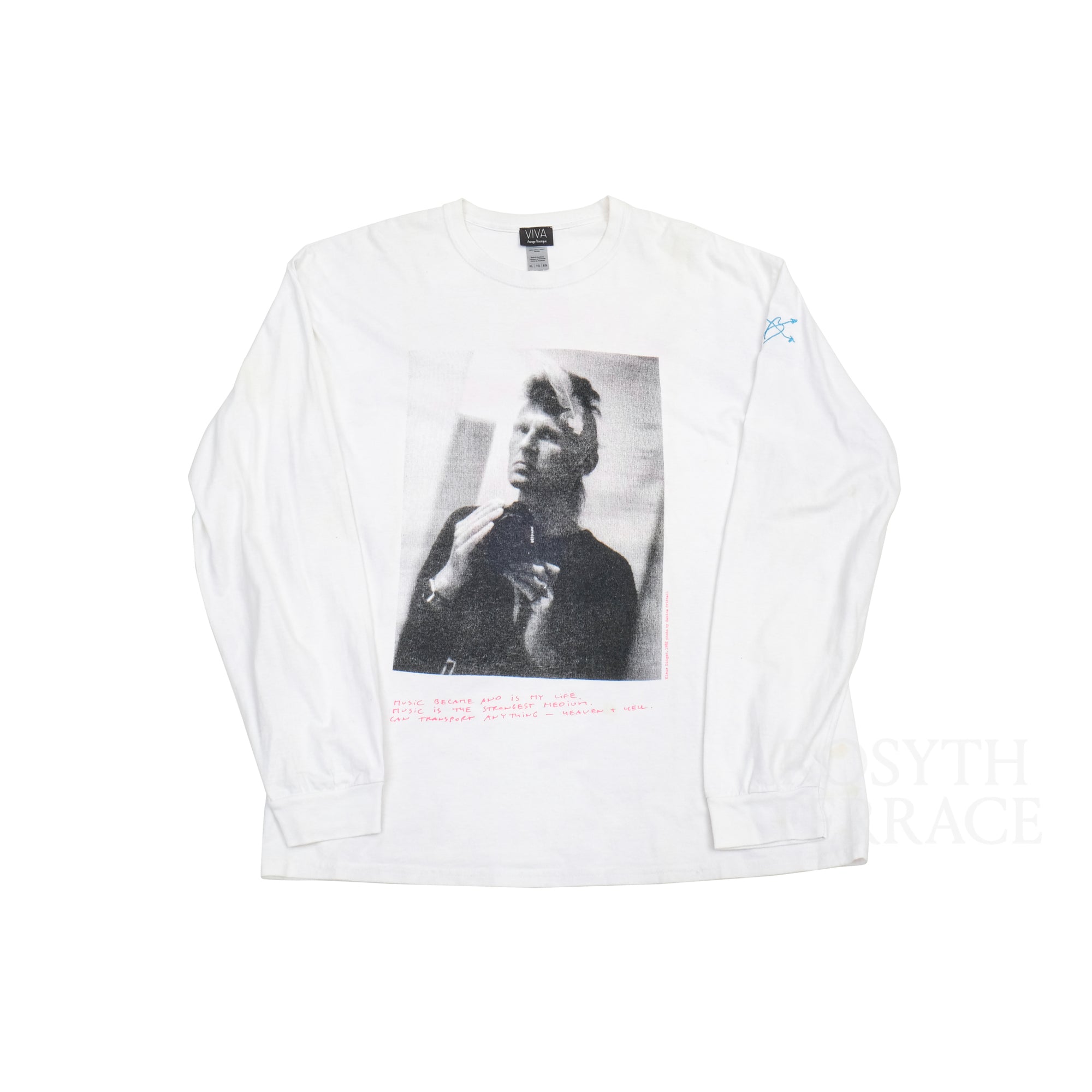 【VIVA STRANGE BOUTIQUE / KLAUS DINGER 'HEART EMB LS' / SIZE XL】