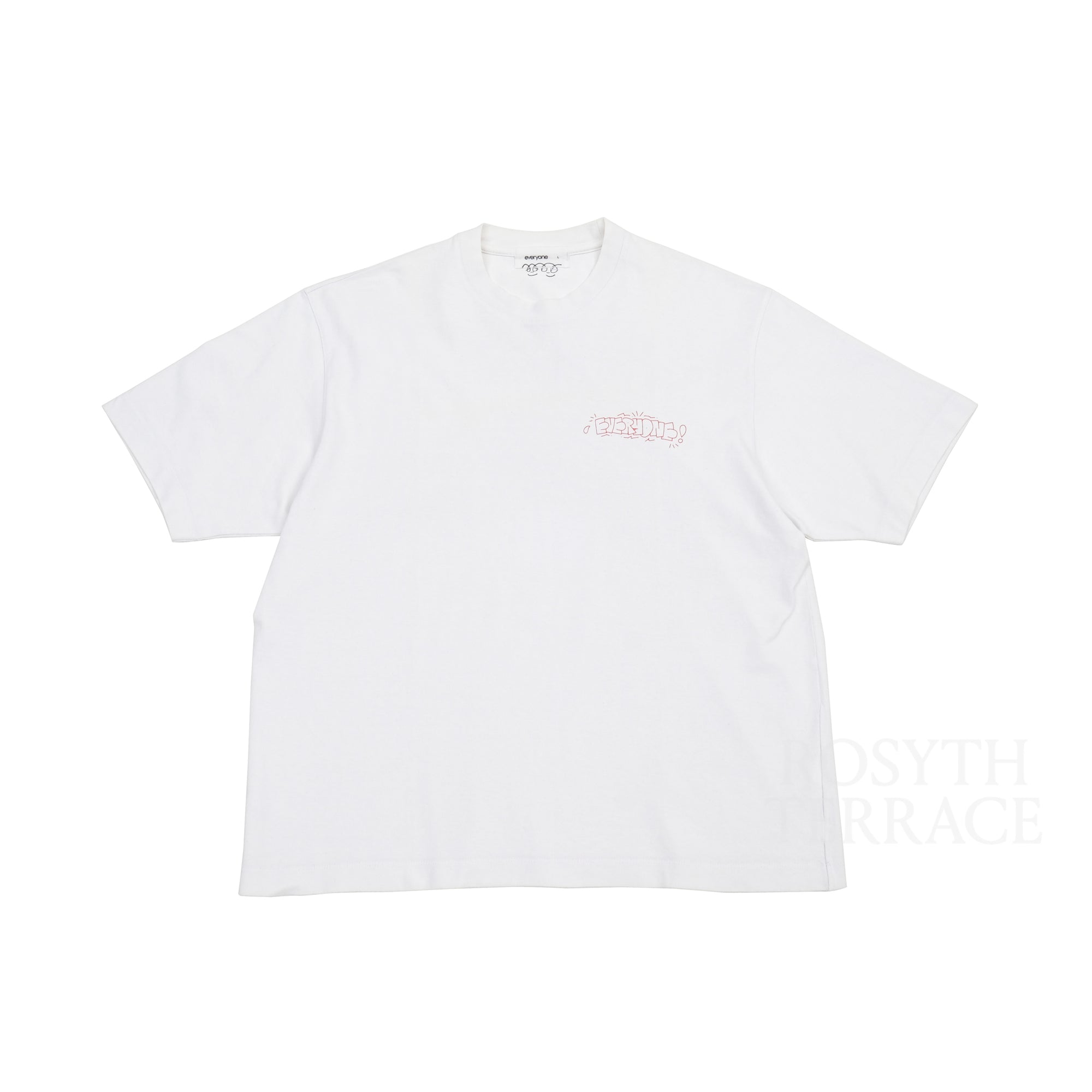【everyone / J.30000 LOGO TEE (WHITE) / SIZE L】