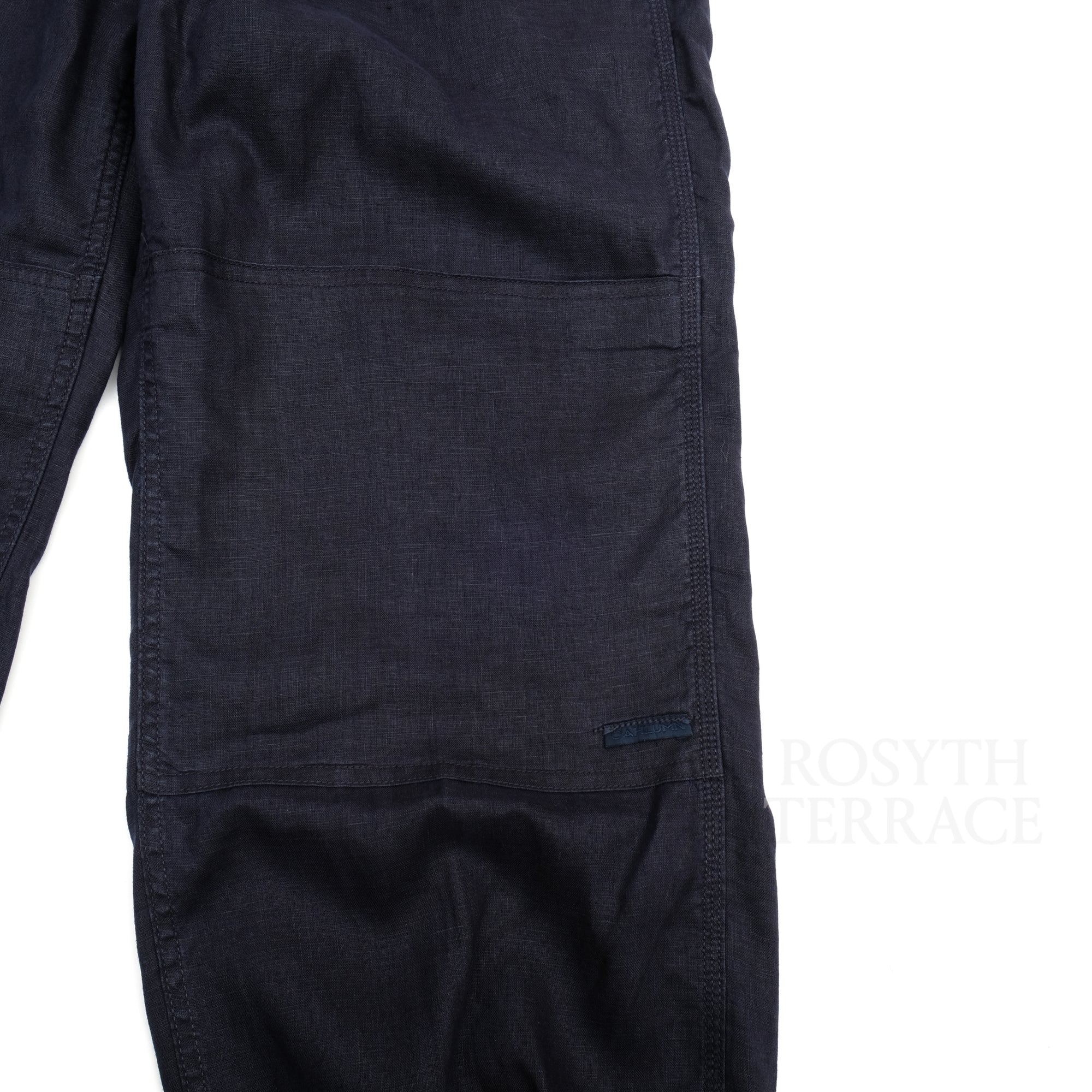 【CAHLUMN / LINEN OPEN COLLAR SHIRT & GYM PANTS / SIZE L】