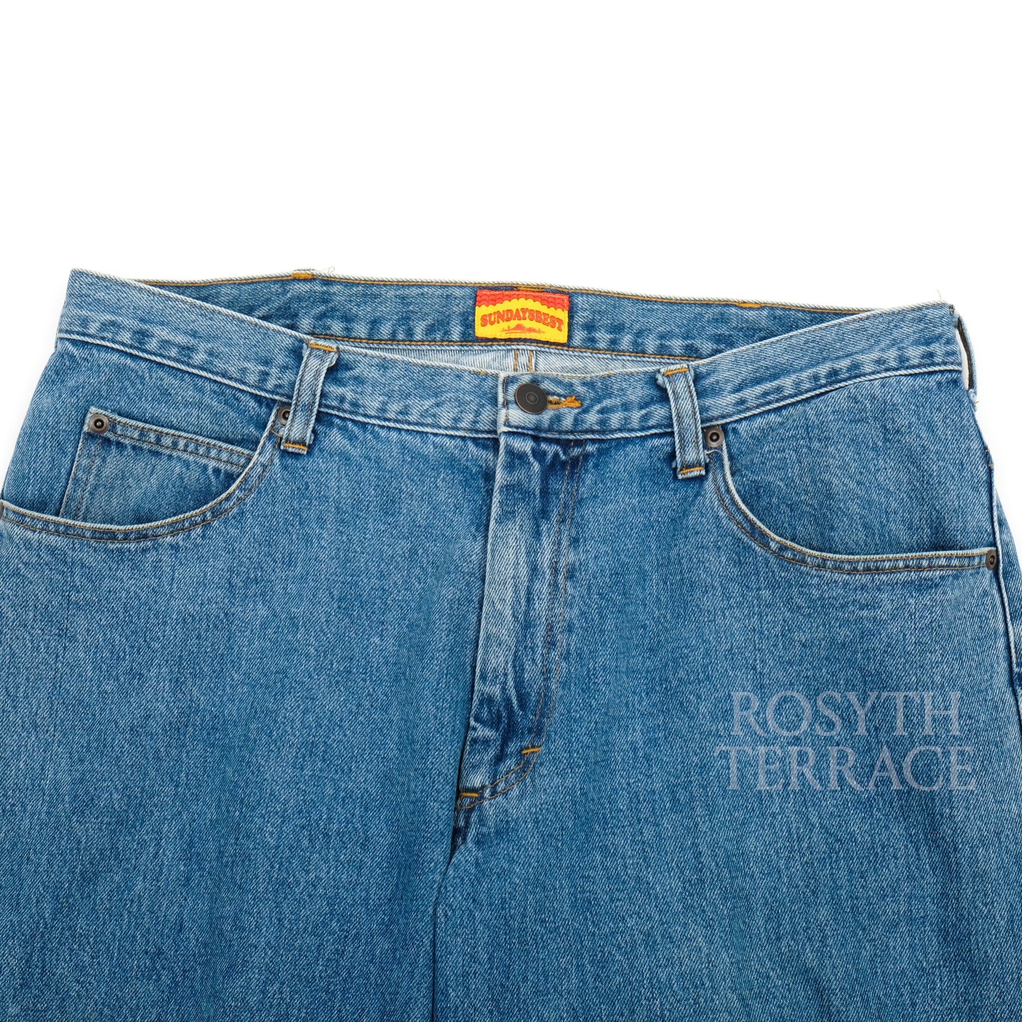 【SUNDAY'S BEST / REGULAR FIT DENIM (STONE WASH) / SIZE 34】