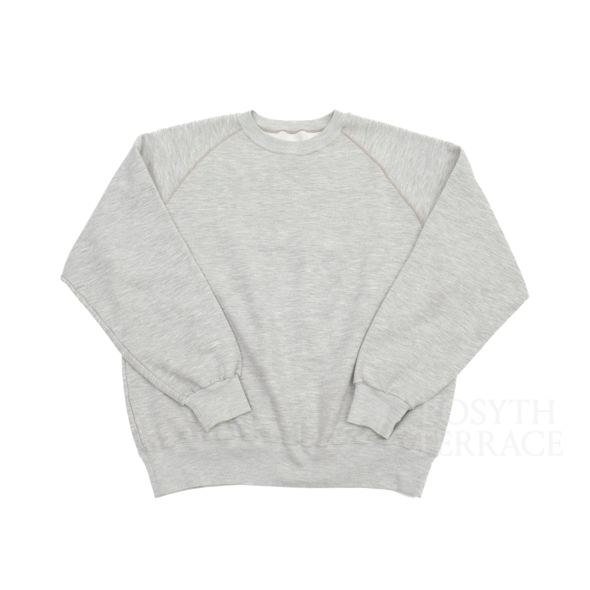 【ENNOY / LOGO EMB CREW SWEAT LS / SIZE XL】