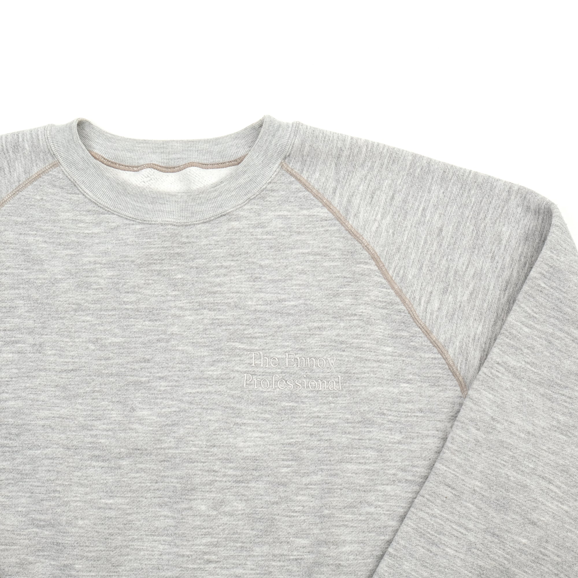 【ENNOY / LOGO EMB CREW SWEAT LS / SIZE XL】