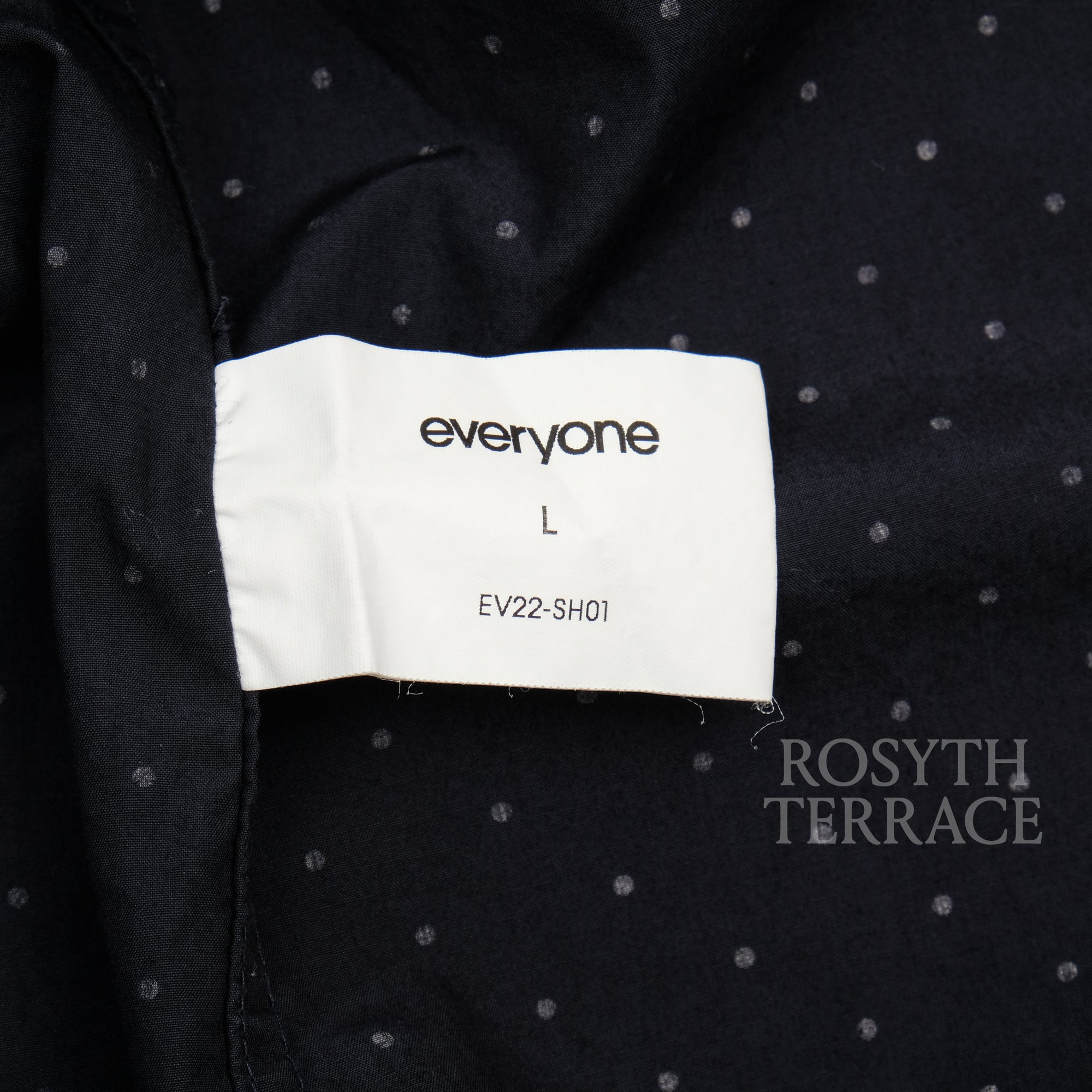 【everyone / DOTTED BUTTON DOWN SHIRT / SIZE L】