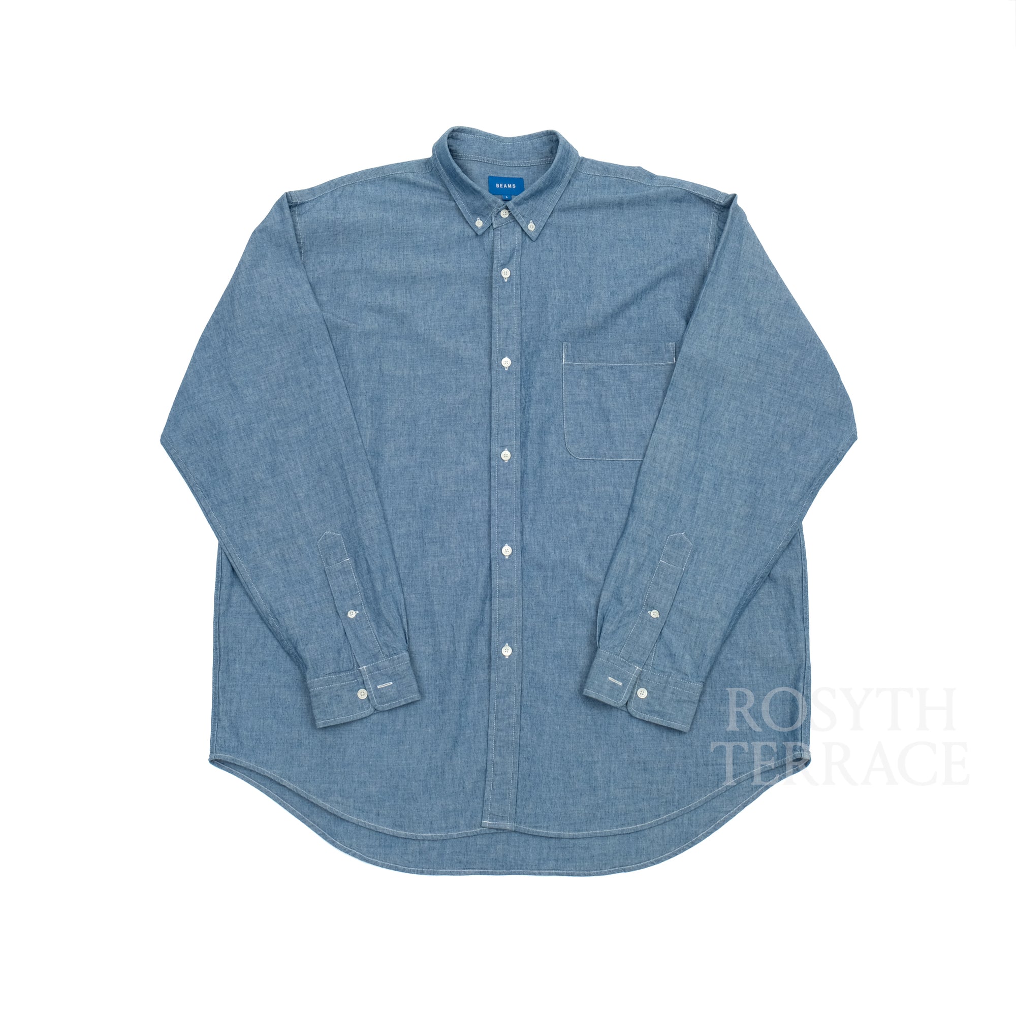 【BEAMS / BD SHIRT LS CHAMBRAY / SIZE L】