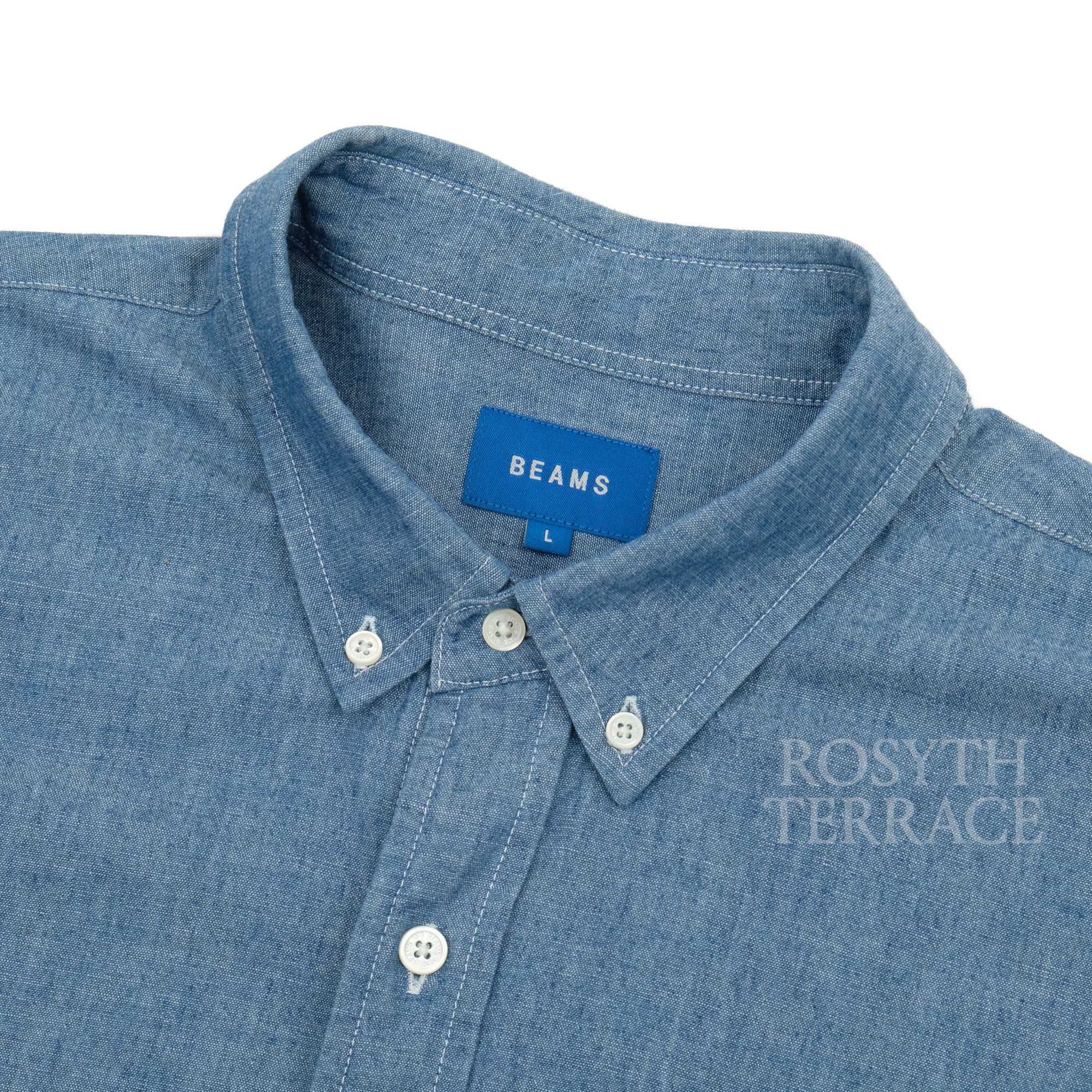 【BEAMS / BD SHIRT LS CHAMBRAY / SIZE L】