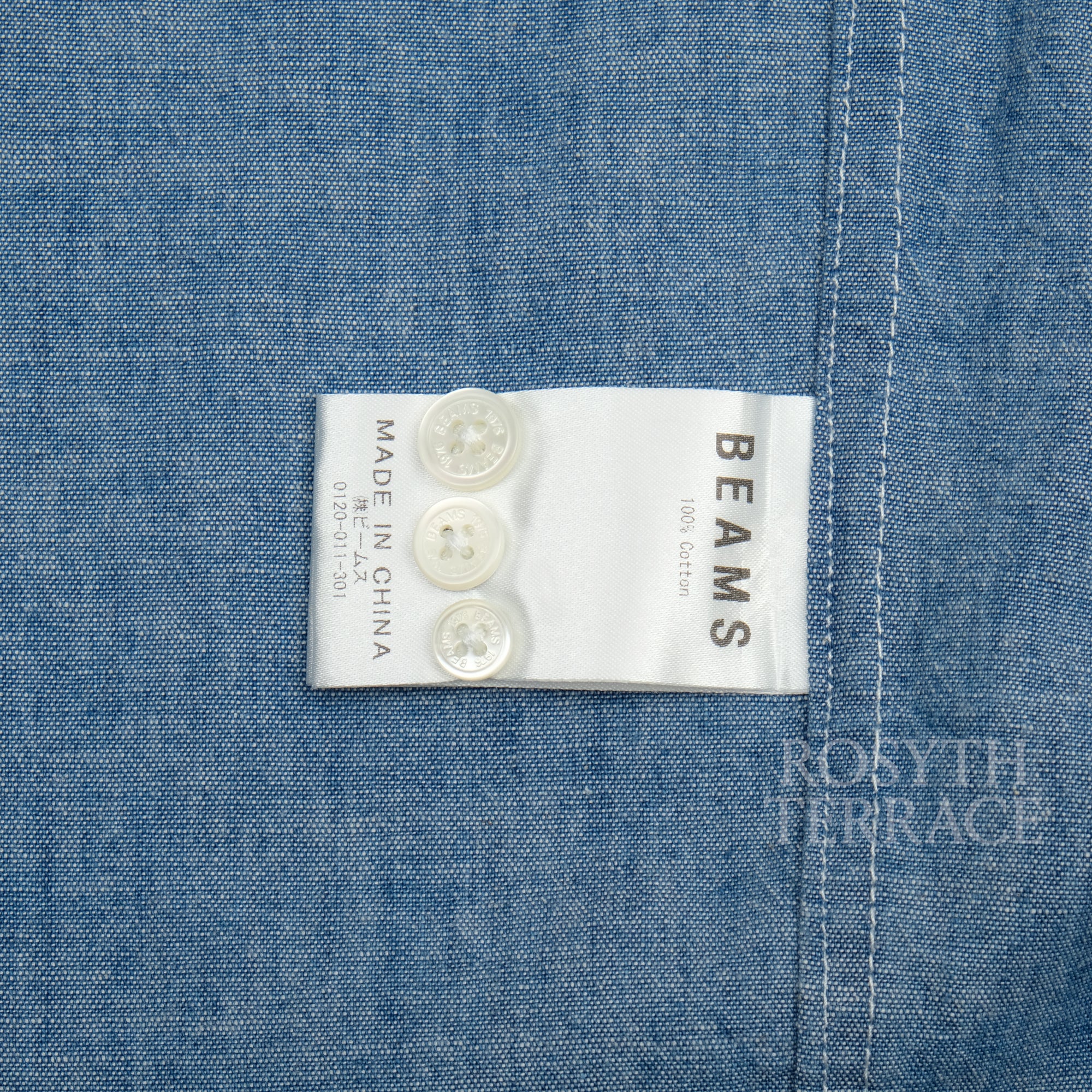 【BEAMS / BD SHIRT LS CHAMBRAY / SIZE L】