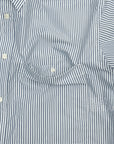 【DAIWA PIER39 / TECH REGULAR COLLAR SHIRT (NAVY STRIPE) / SIZE M】