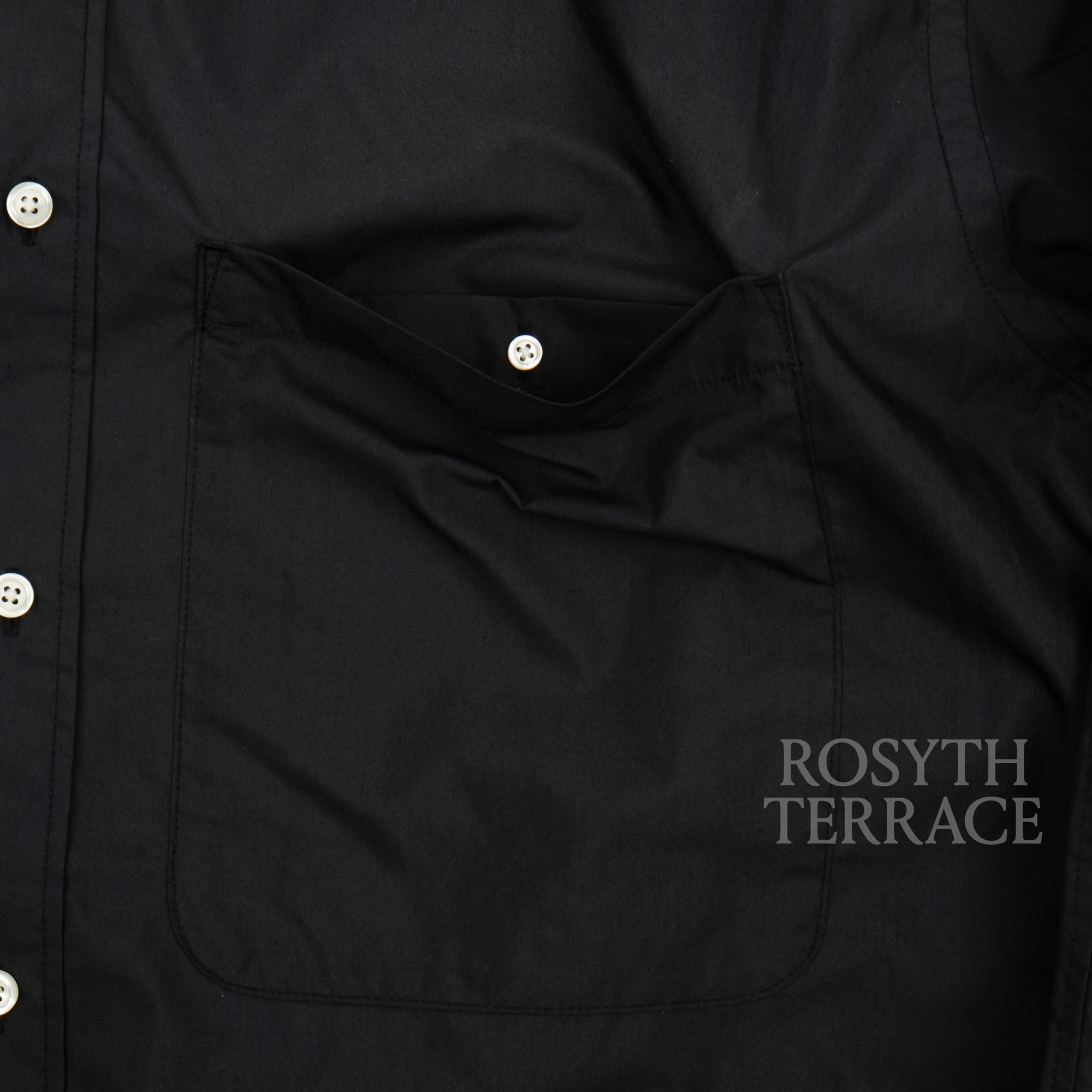 【DAIWA PIER39 / TECH REGULAR COLLAR SHIRT (POLY BLACK) / SIZE M】