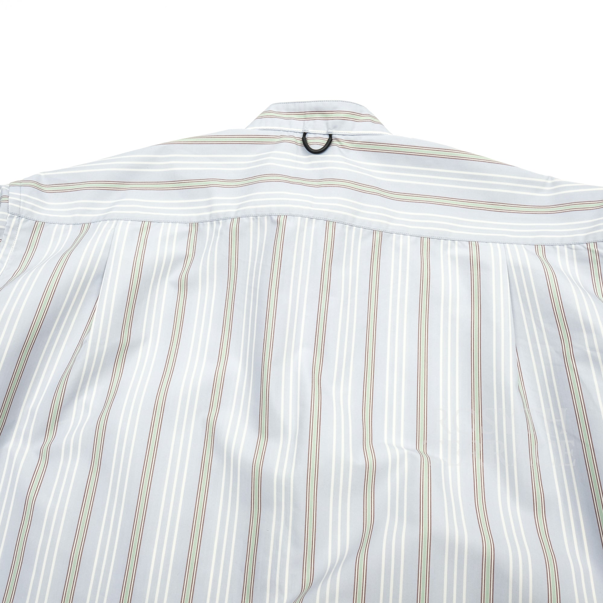 【DAIWA PIER39 / TECH BAND COLLAR SHIRT (BLUE STRIPE) / SIZE M】