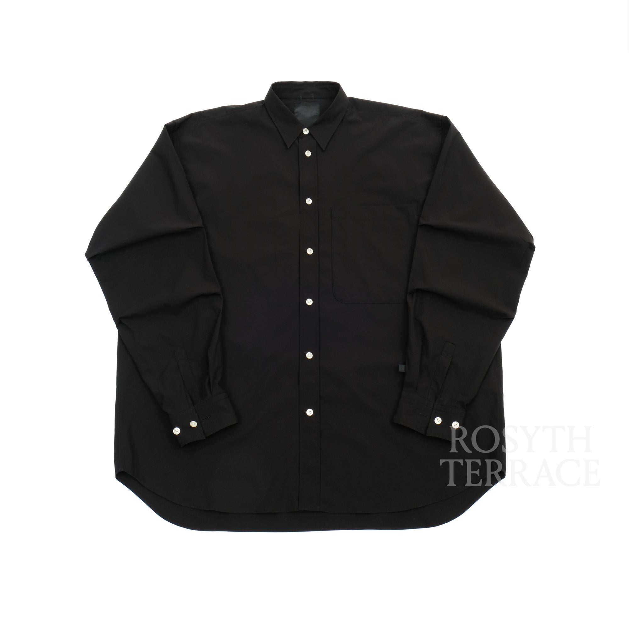 【DAIWA PIER39 / TECH REGULAR COLLAR SHIRT (BLACK) / SIZE M】