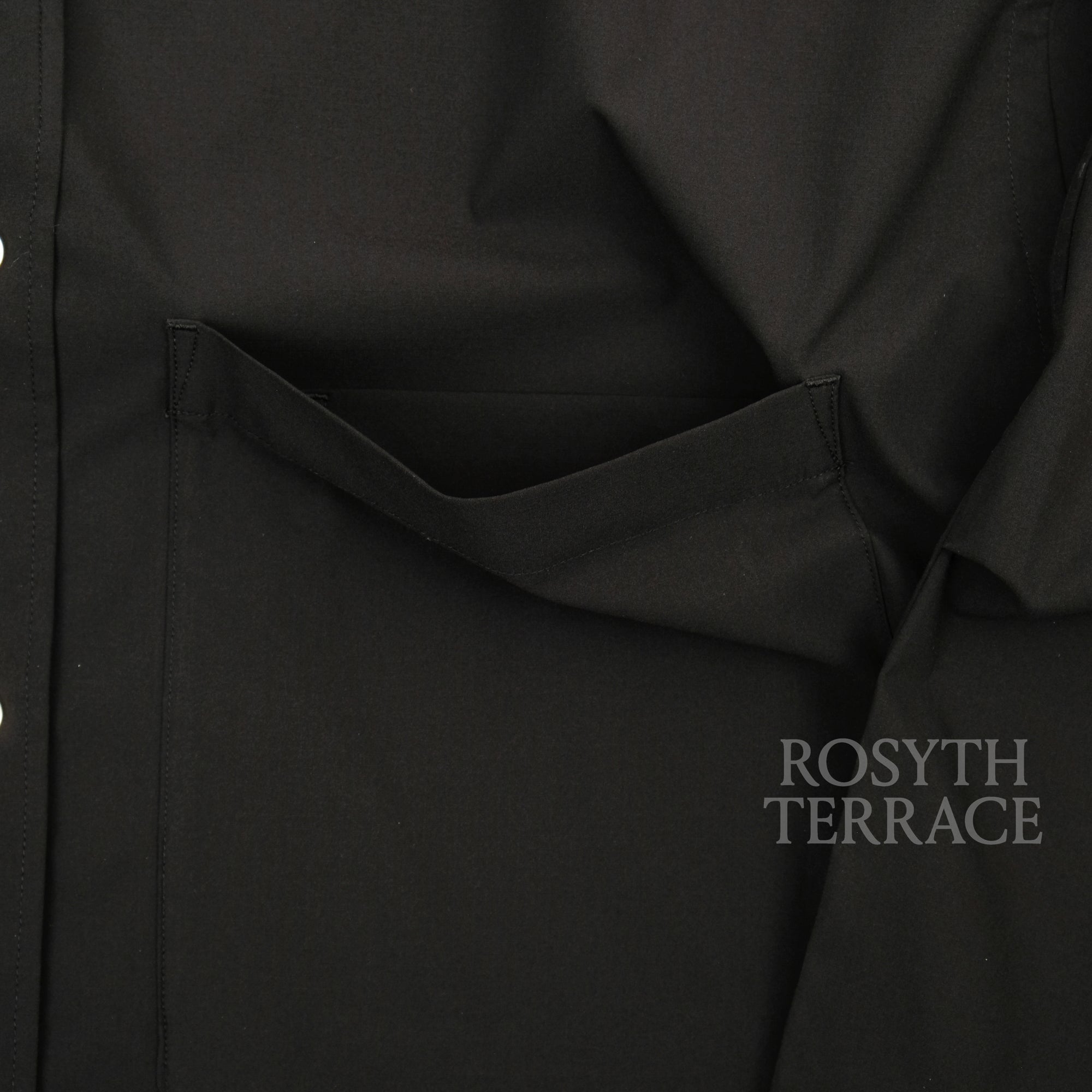 【DAIWA PIER39 / TECH REGULAR COLLAR SHIRT (BLACK) / SIZE M】