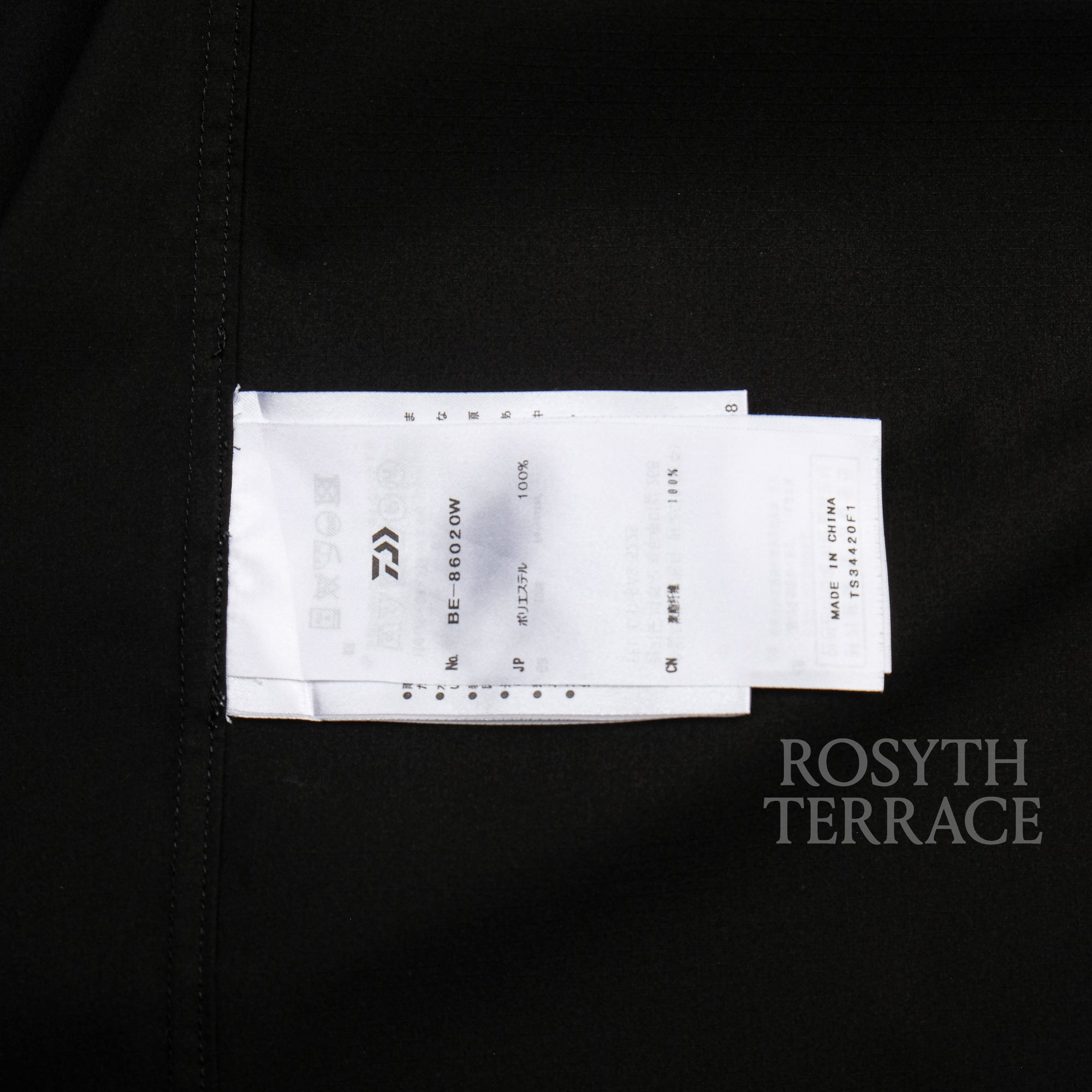 【DAIWA PIER39 / TECH REGULAR COLLAR SHIRT (BLACK) / SIZE M】