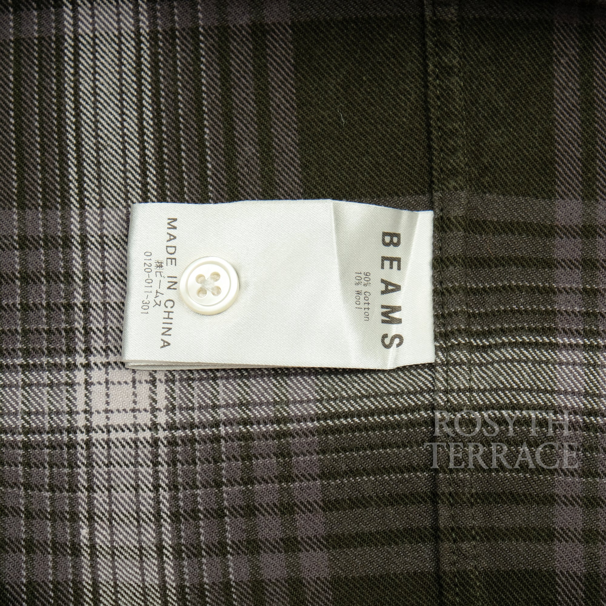 【BEAMS / PLAID LS SHIRT (FLANNEL) / SIZE L】
