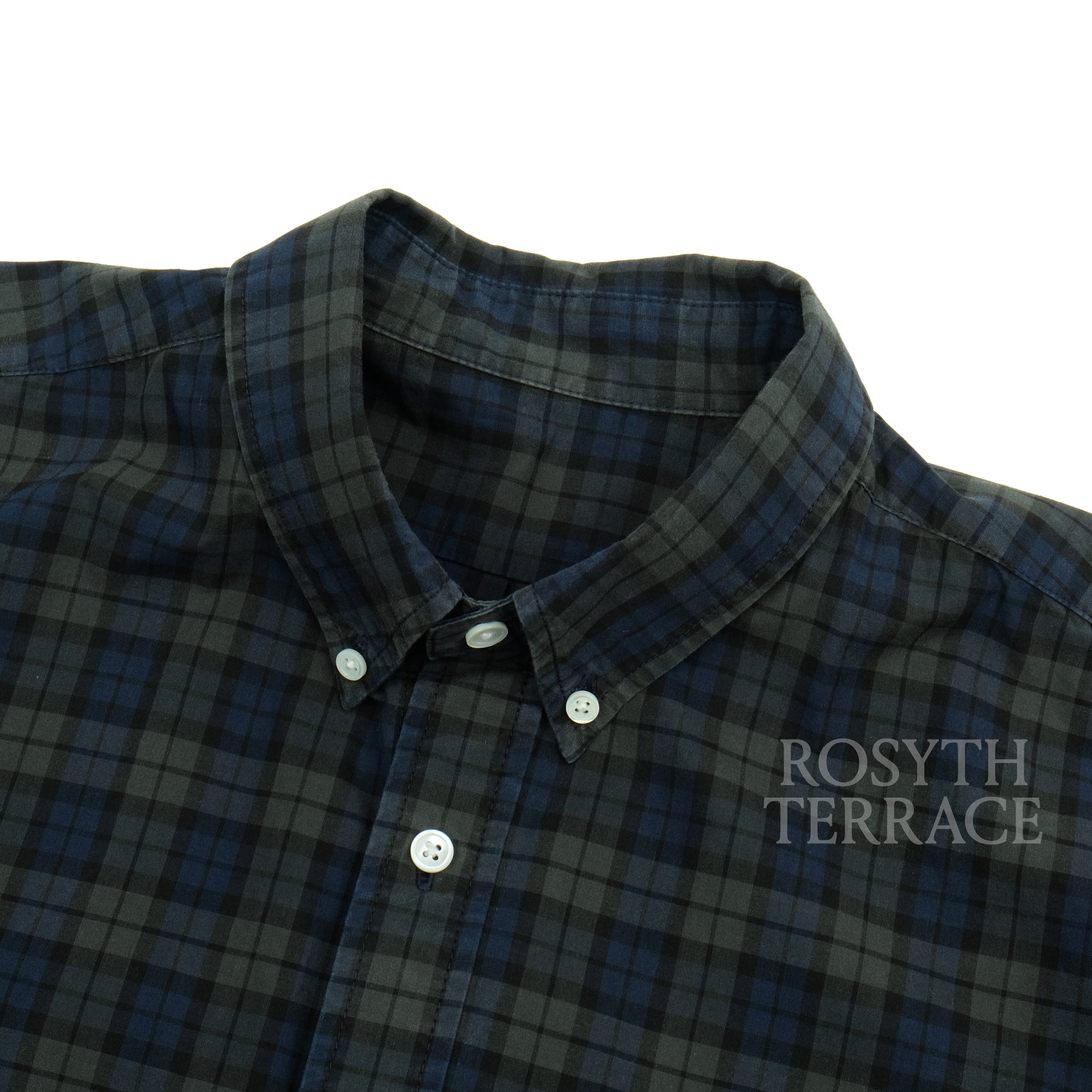 【MIN-NANO x BEAMS SSZ / SHIRT LS (BLACKWATCH) / SIZE S】