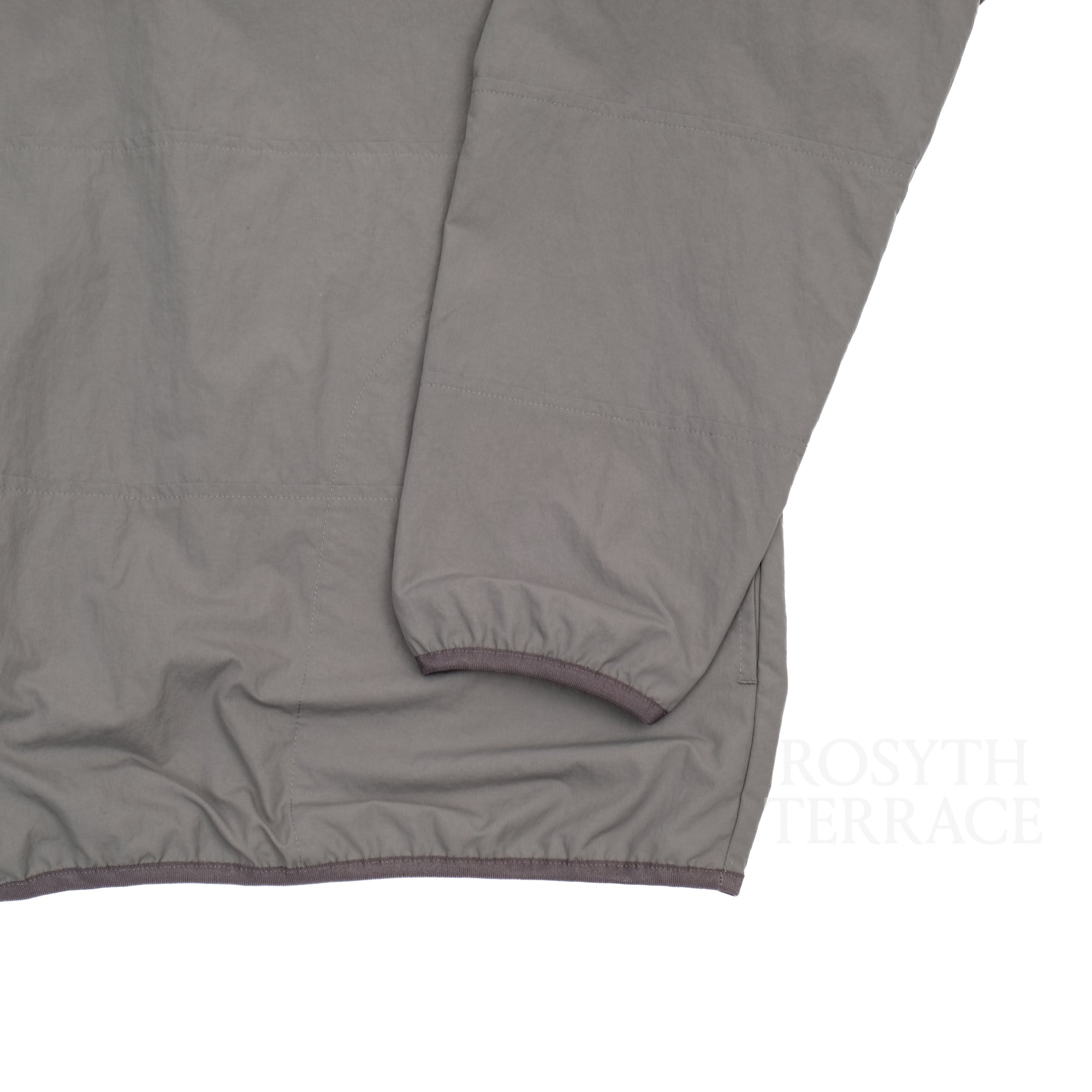 【WHIMSY x ALWAYTH / W OL 'F GRAY PANELED SNAP PLCKT ANORAK & TRACK PANTS / SIZE 2】