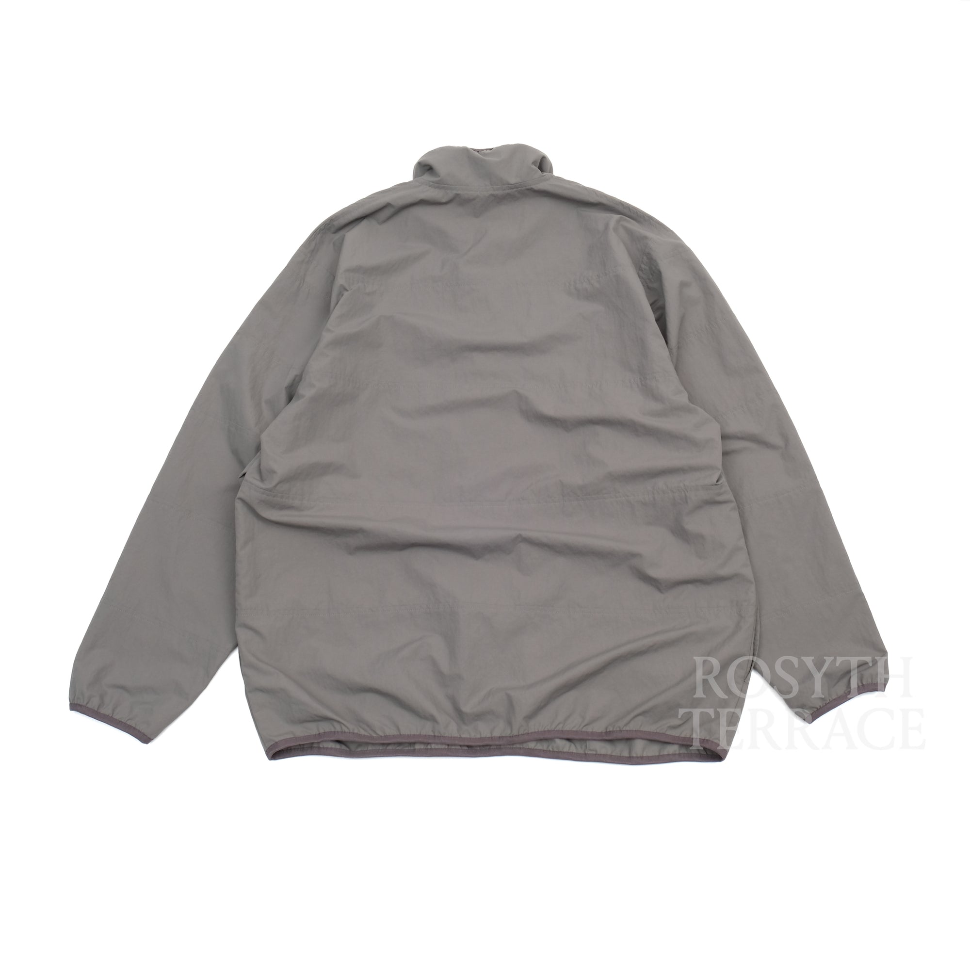 【WHIMSY x ALWAYTH / W OL 'F GRAY PANELED SNAP PLCKT ANORAK & TRACK PANTS / SIZE 2】