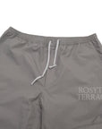 【WHIMSY x ALWAYTH / W OL 'F GRAY PANELED SNAP PLCKT ANORAK & TRACK PANTS / SIZE 2】
