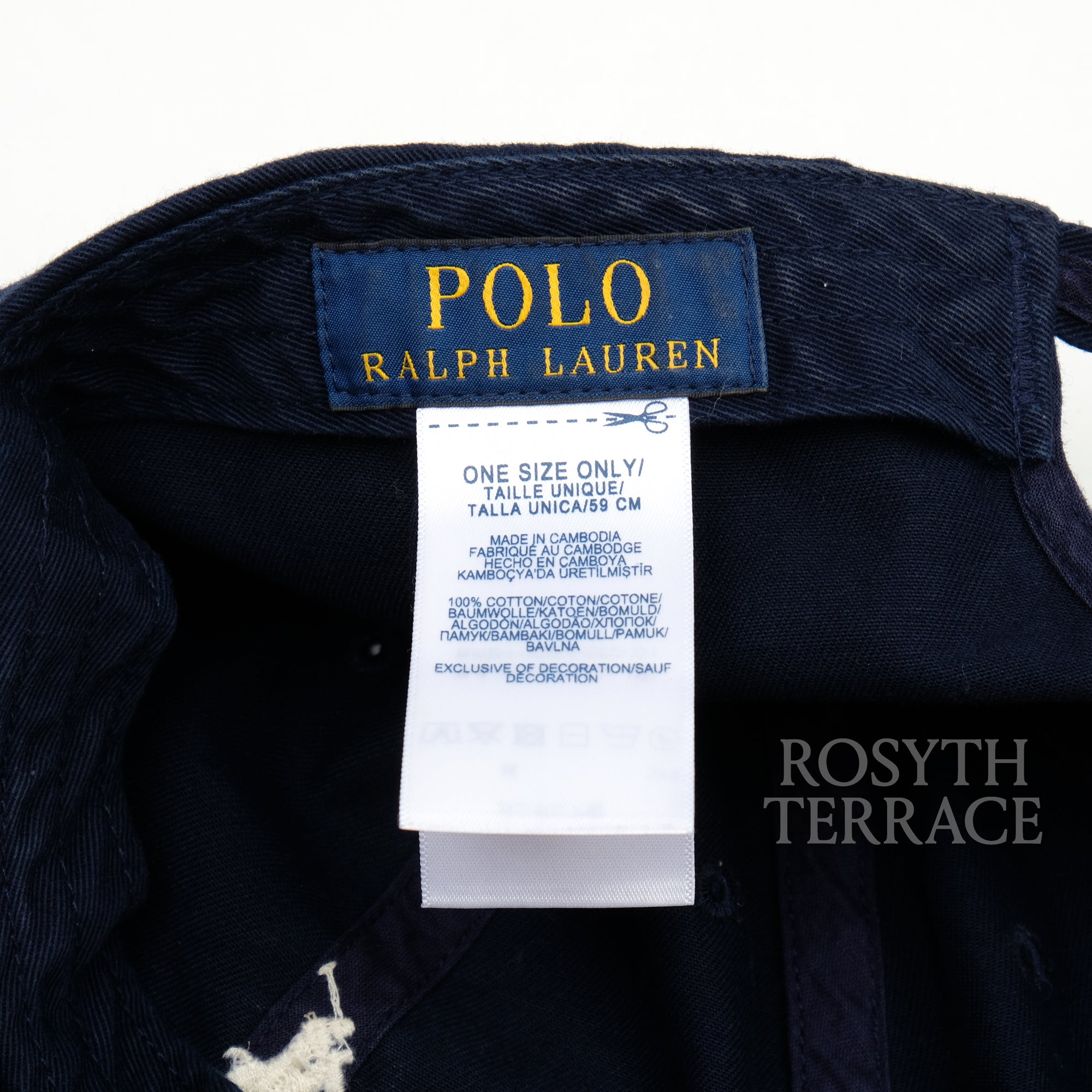 【POLO by Ralph Lauren / COTTON CAP (NAVY) / OS】