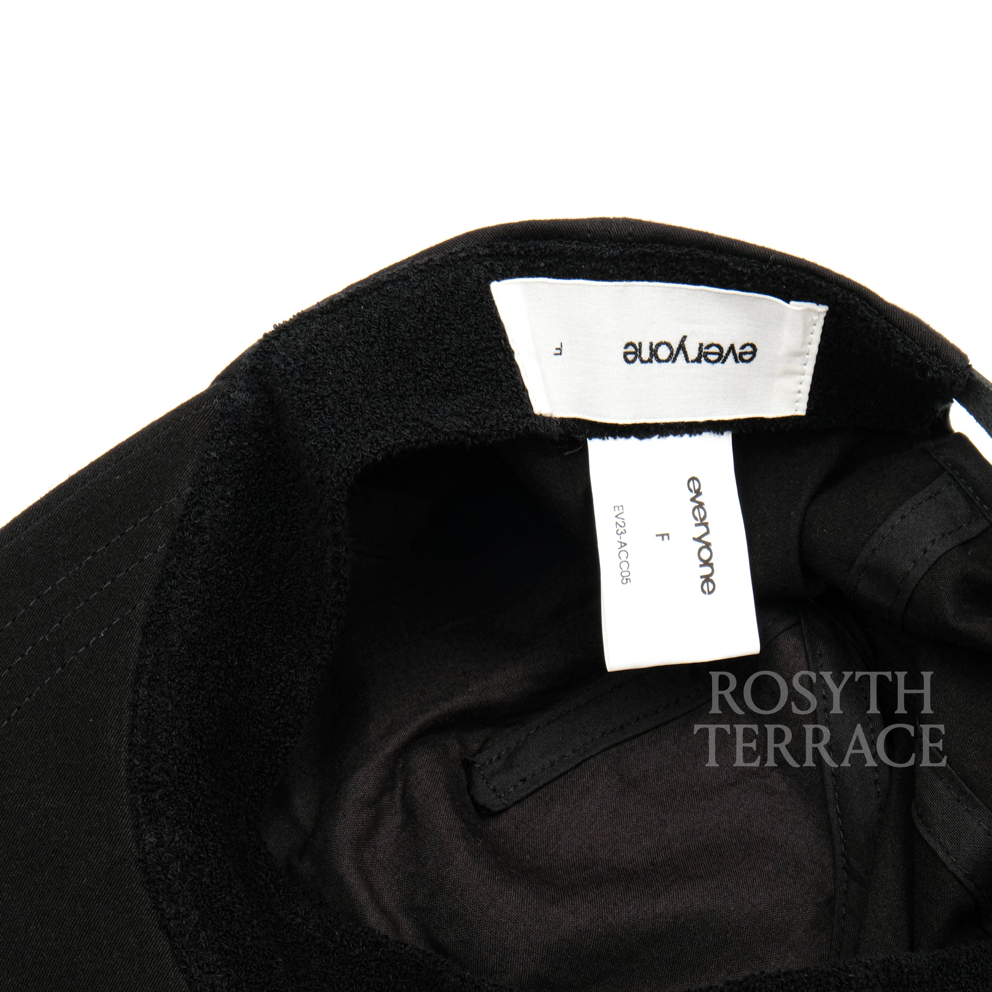 【everyone / COTTON BASEBALL CAP (BLACK) / OS】
